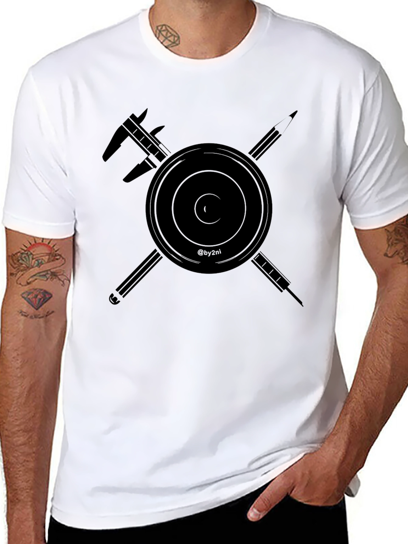 Precision Craft Tee - Black Graphic T-Shirt