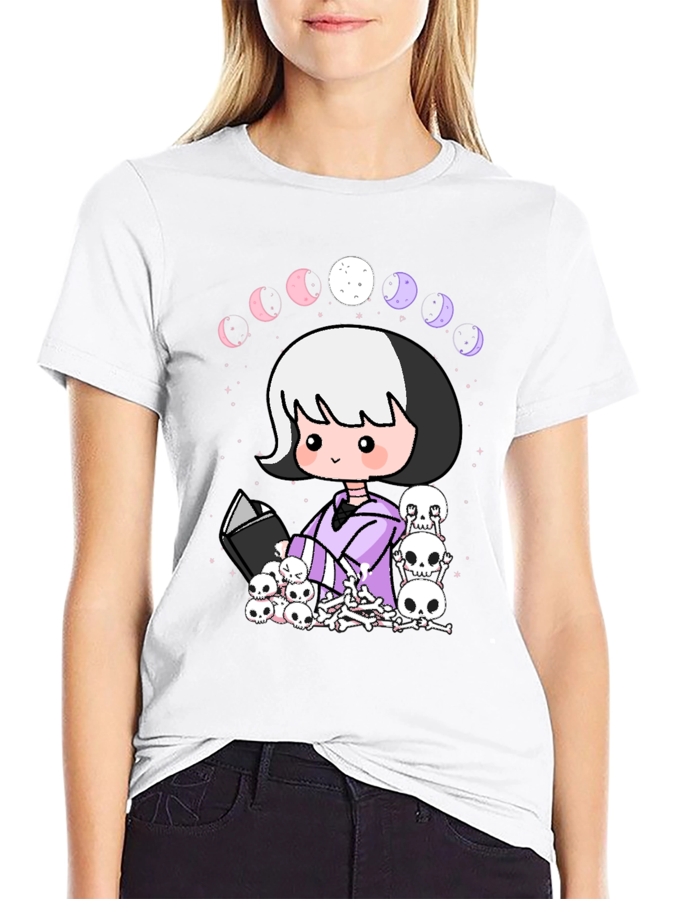 Gothic Moon Phase T-Shirt