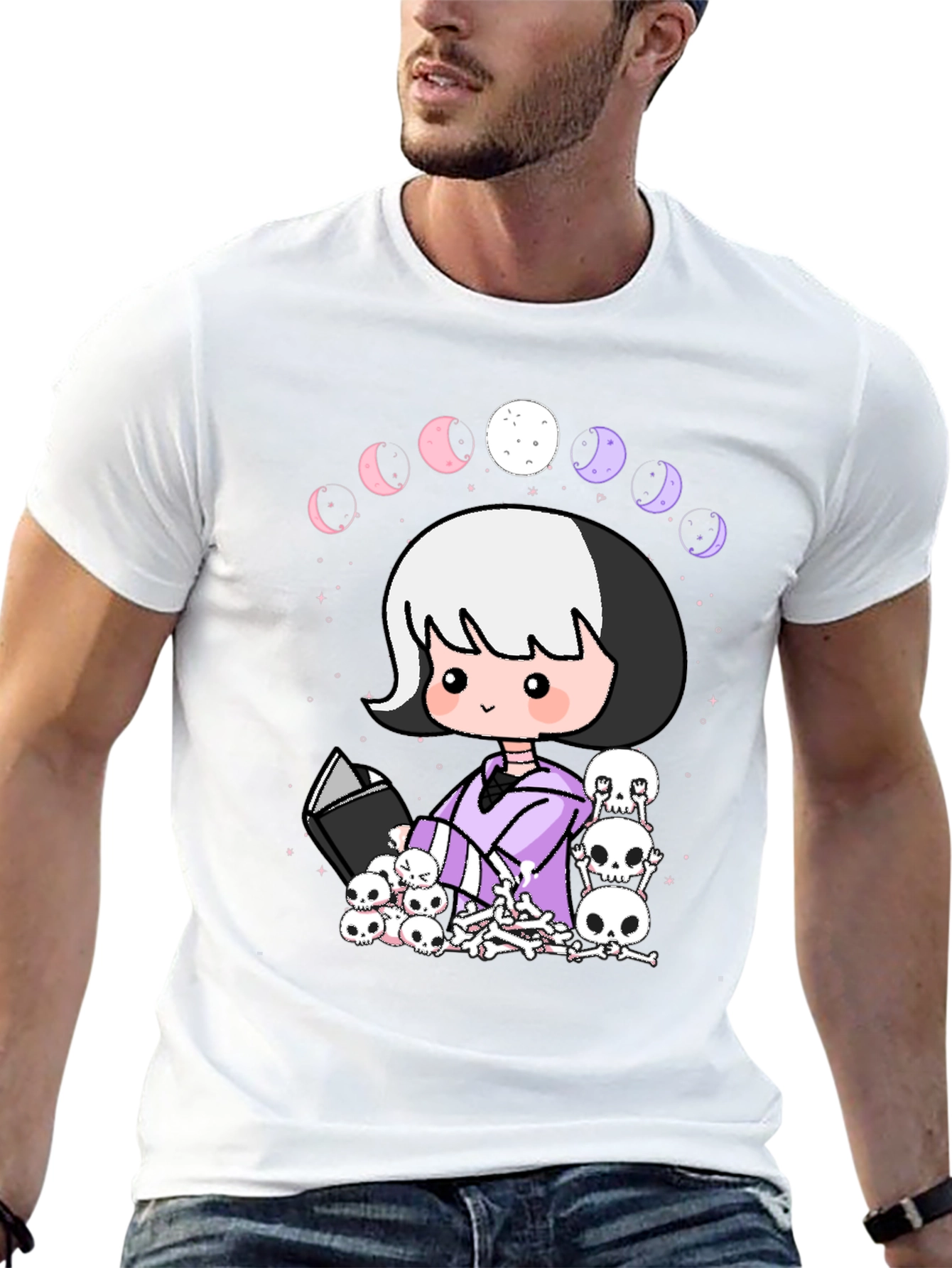 Gothic Moon Phase T-Shirt