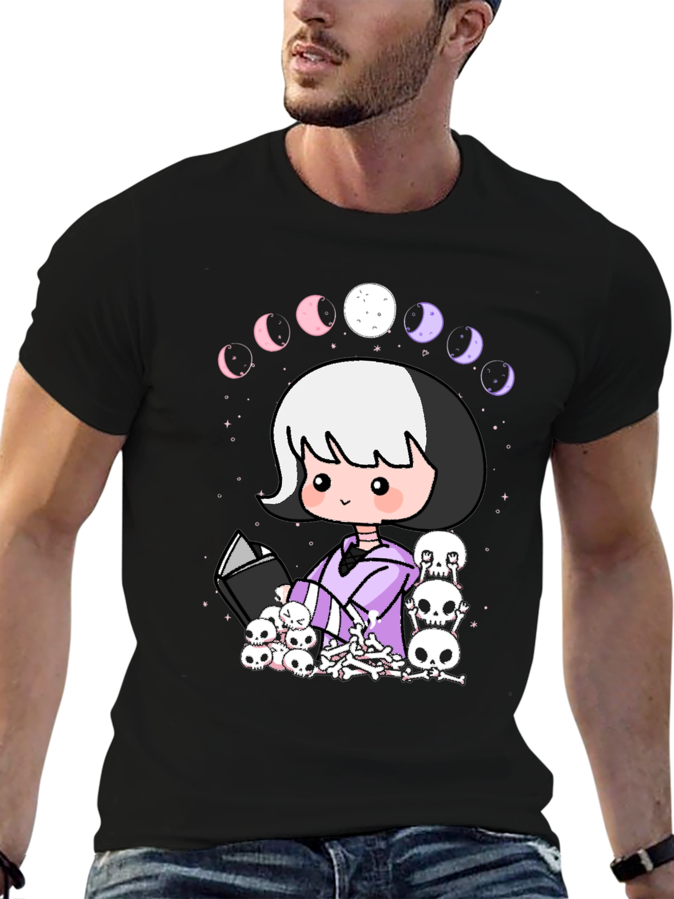 Gothic Moon Phase T-Shirt