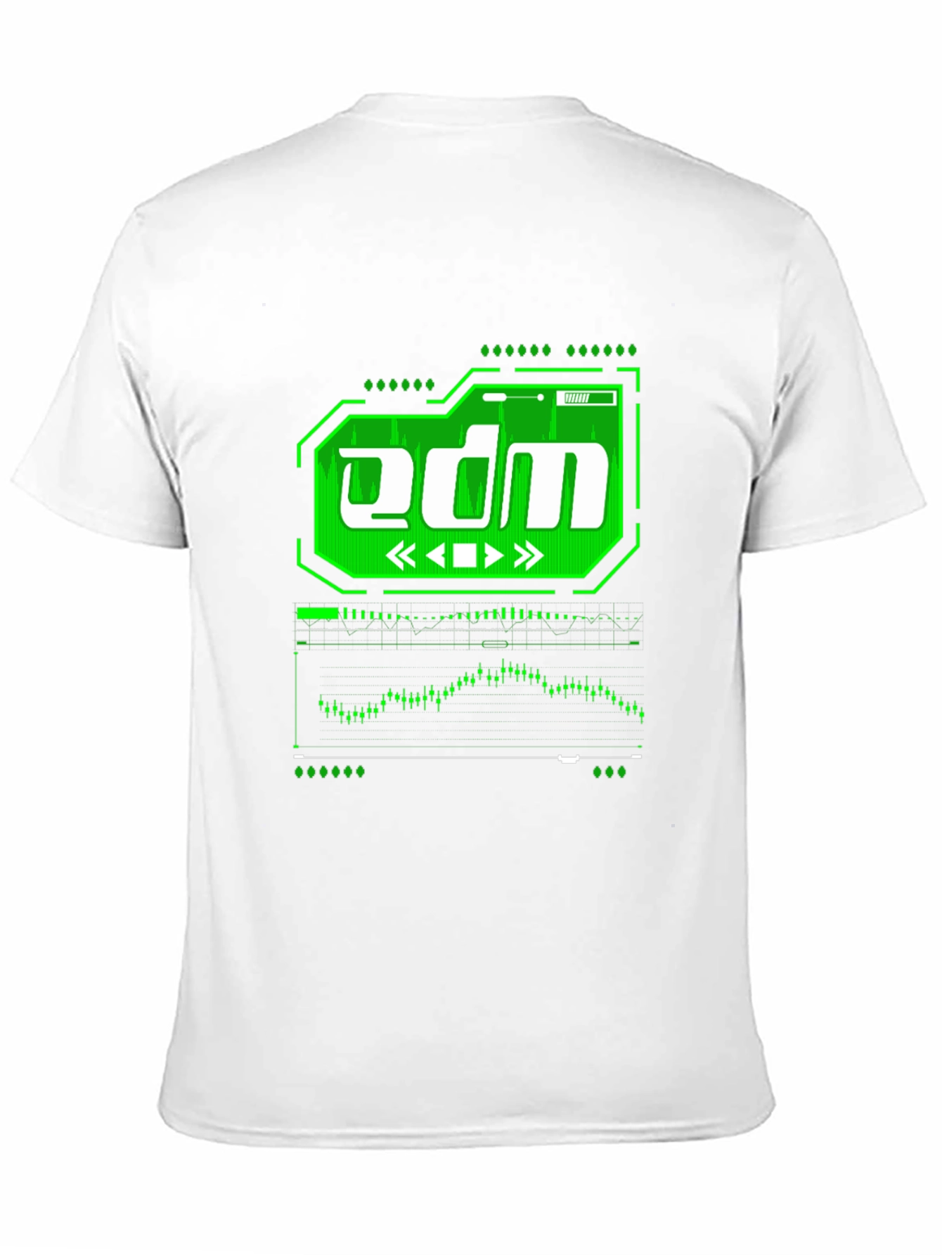 EDM Graphic Tee - Black Cotton T-Shirt