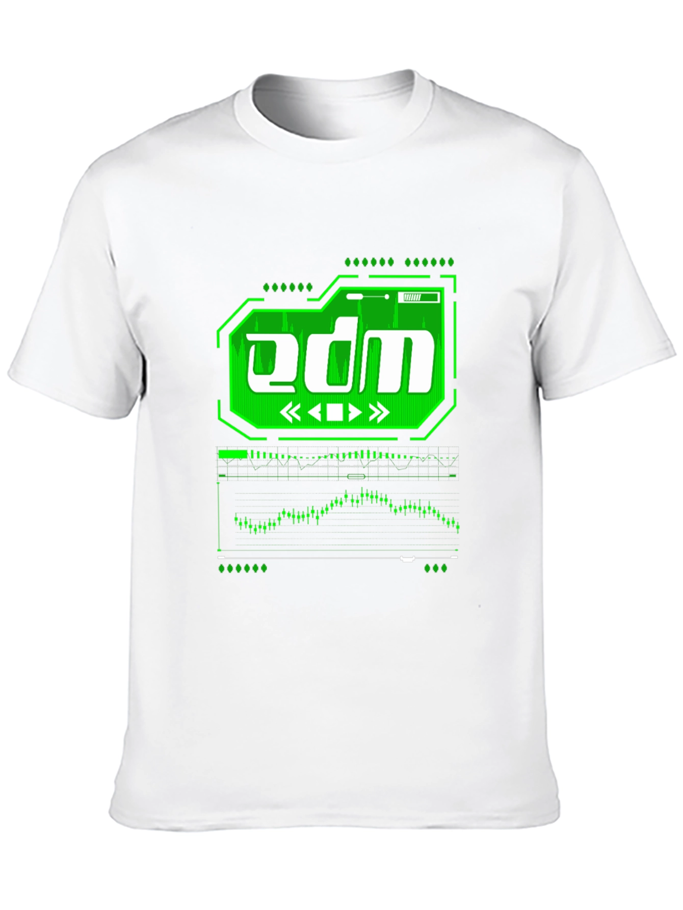 EDM Graphic Tee - Black Cotton T-Shirt