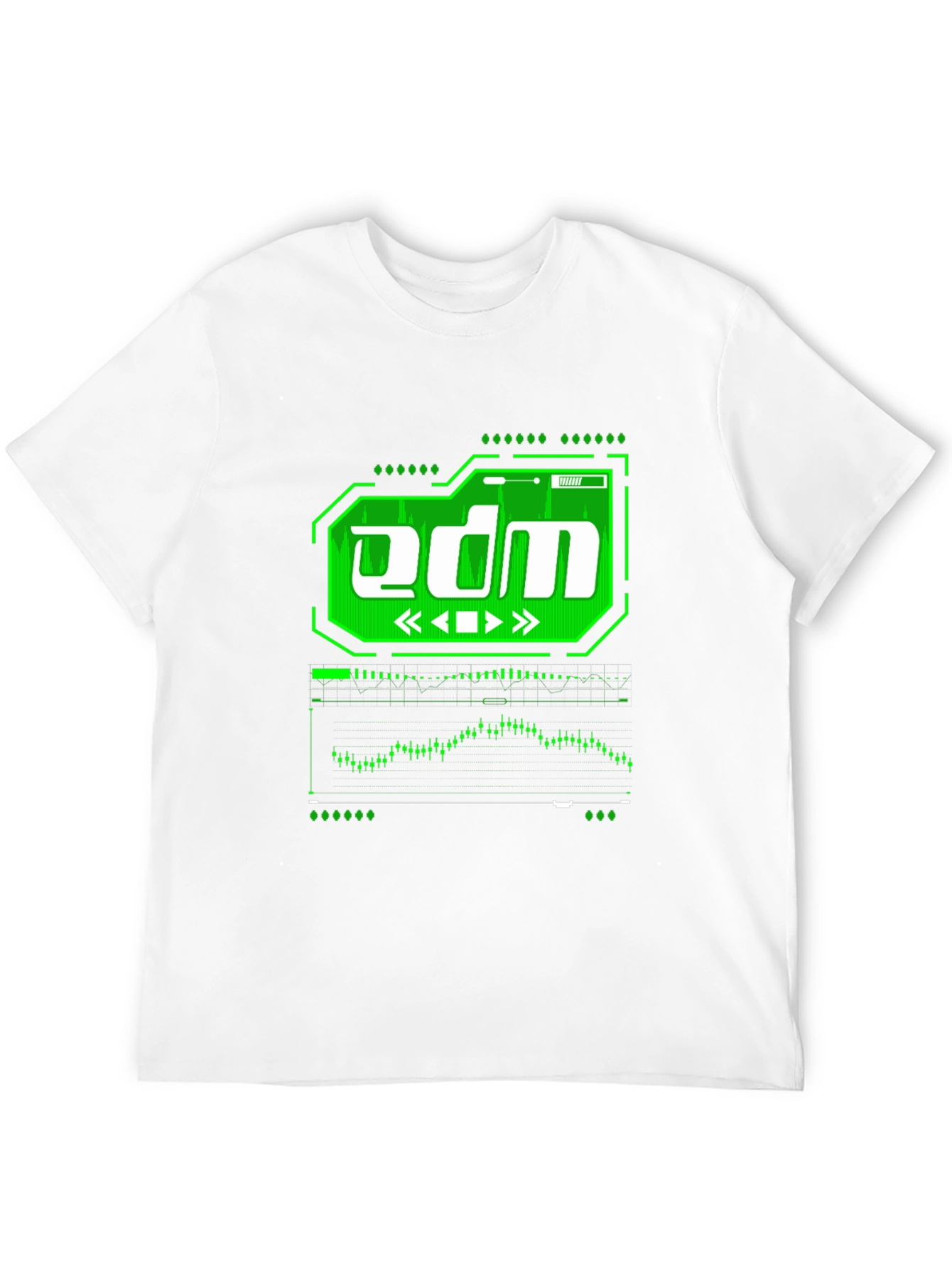 EDM Graphic Tee - Black Cotton T-Shirt