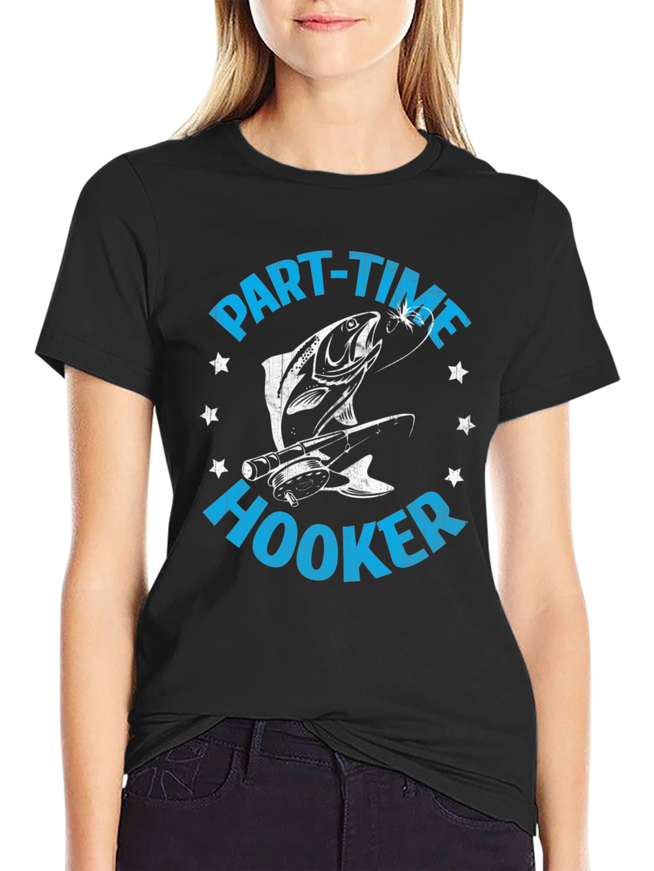Part-Time Hooker Fishing T-Shirt