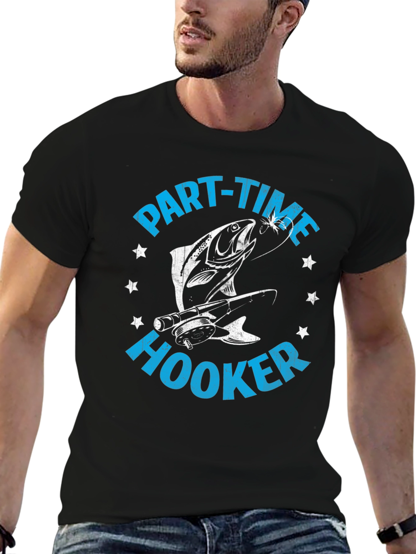 Part-Time Hooker Fishing T-Shirt