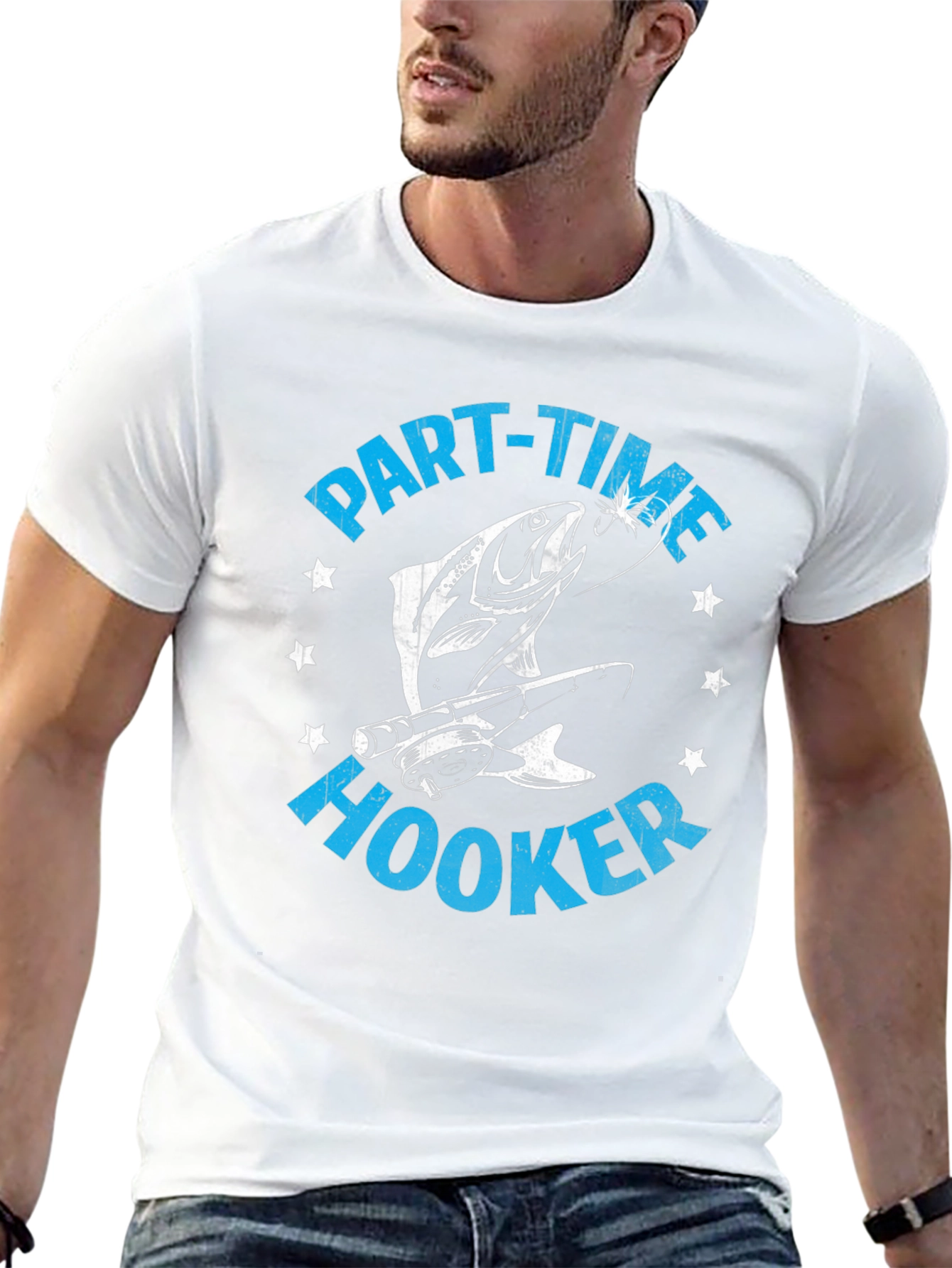 Part-Time Hooker Fishing T-Shirt