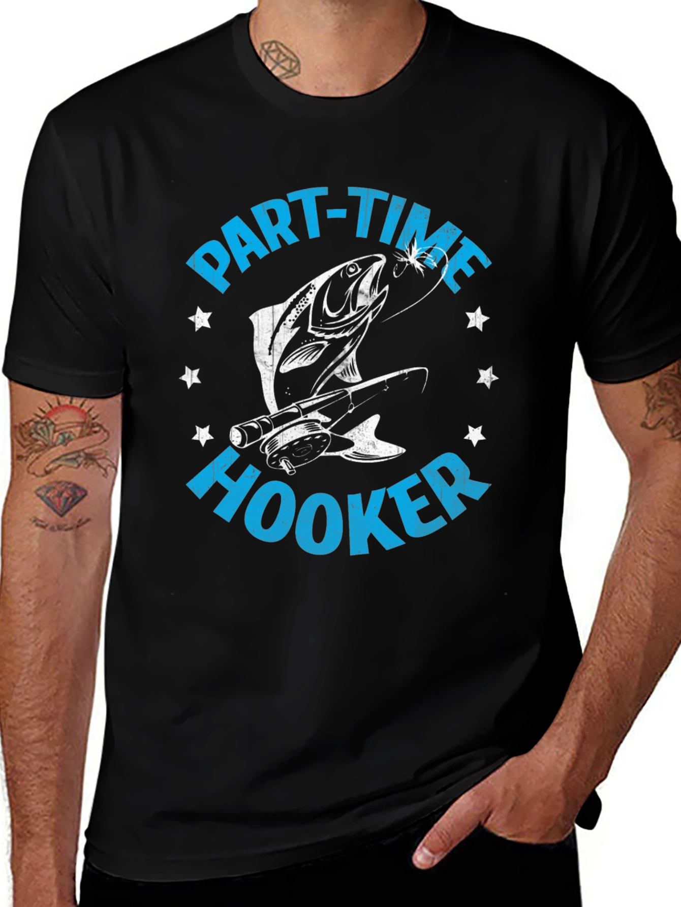 Part-Time Hooker Fishing T-Shirt