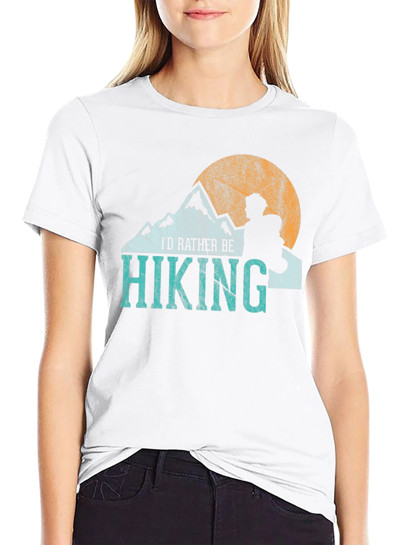 Hiking Graphic Tee - Id Rather Be Hiking