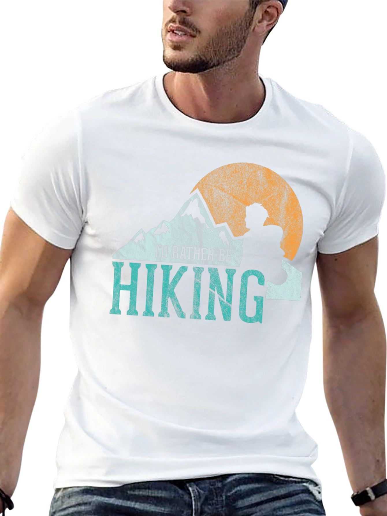 Hiking Graphic Tee - Id Rather Be Hiking