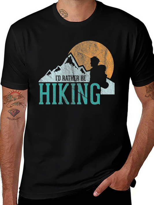 Hiking Graphic Tee - Id Rather Be Hiking