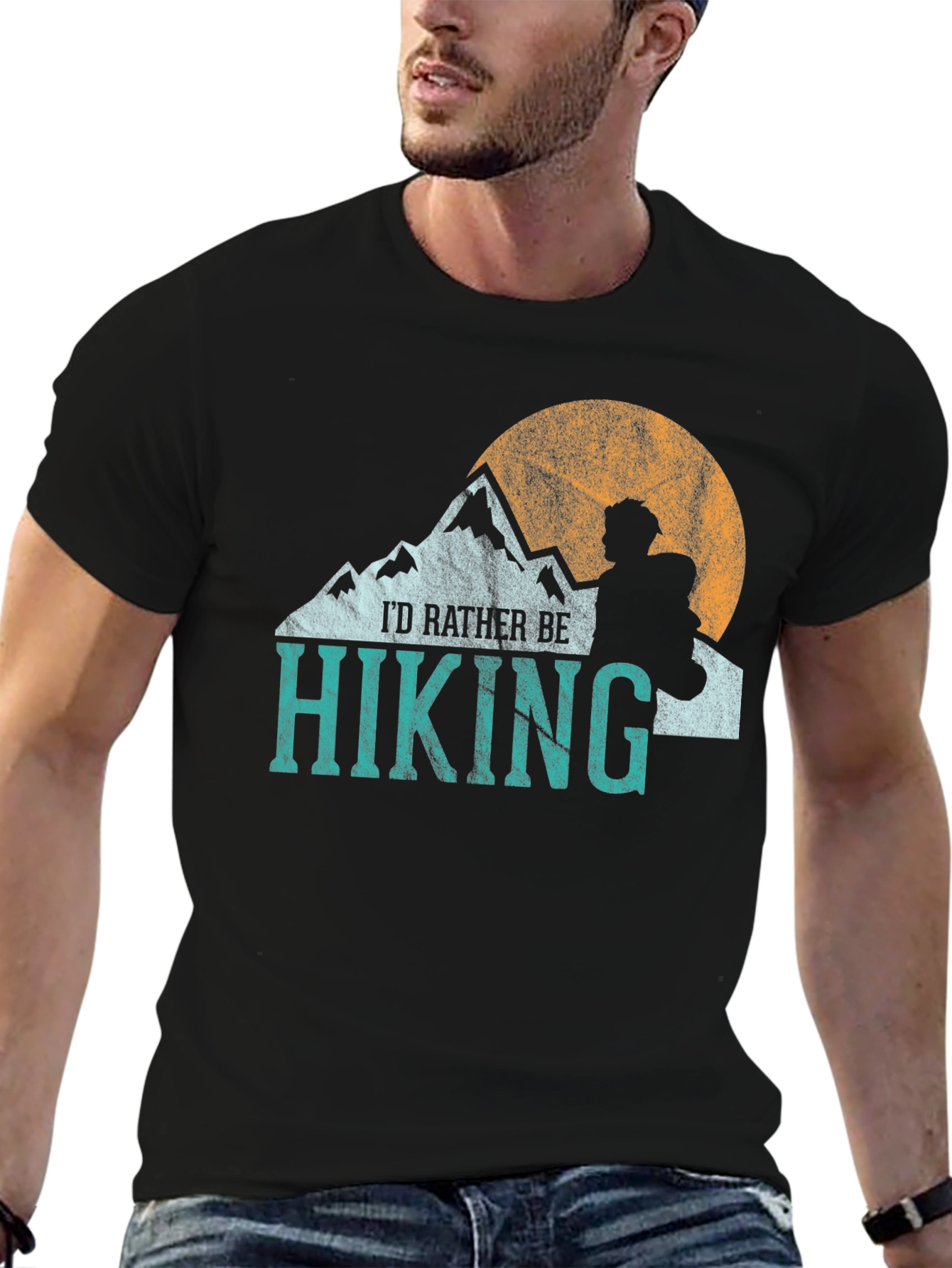 Hiking Graphic Tee - Id Rather Be Hiking