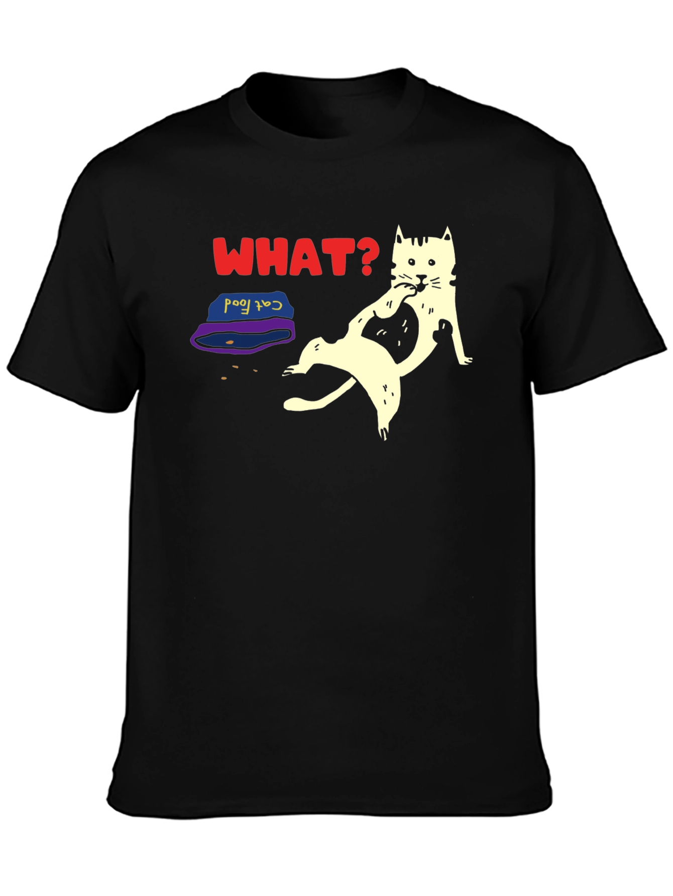 Funny Cat What? T-Shirt