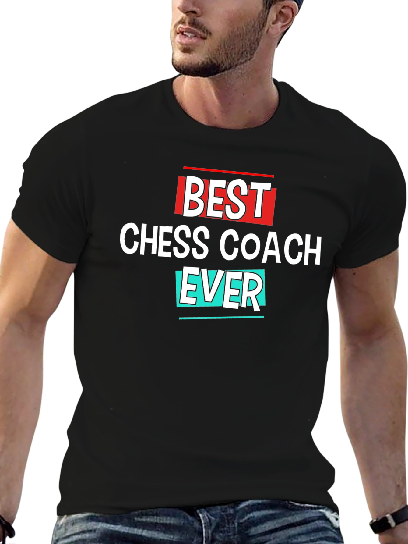 Best Chess Coach Ever Black T-Shirt