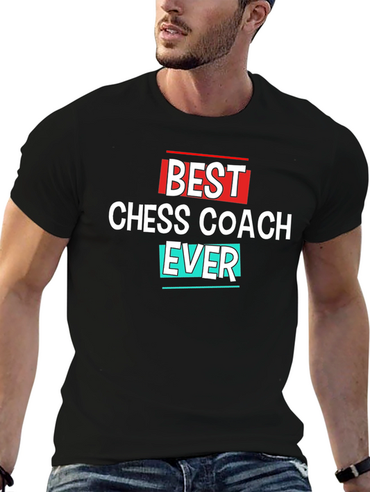 Best Chess Coach Ever Black T-Shirt