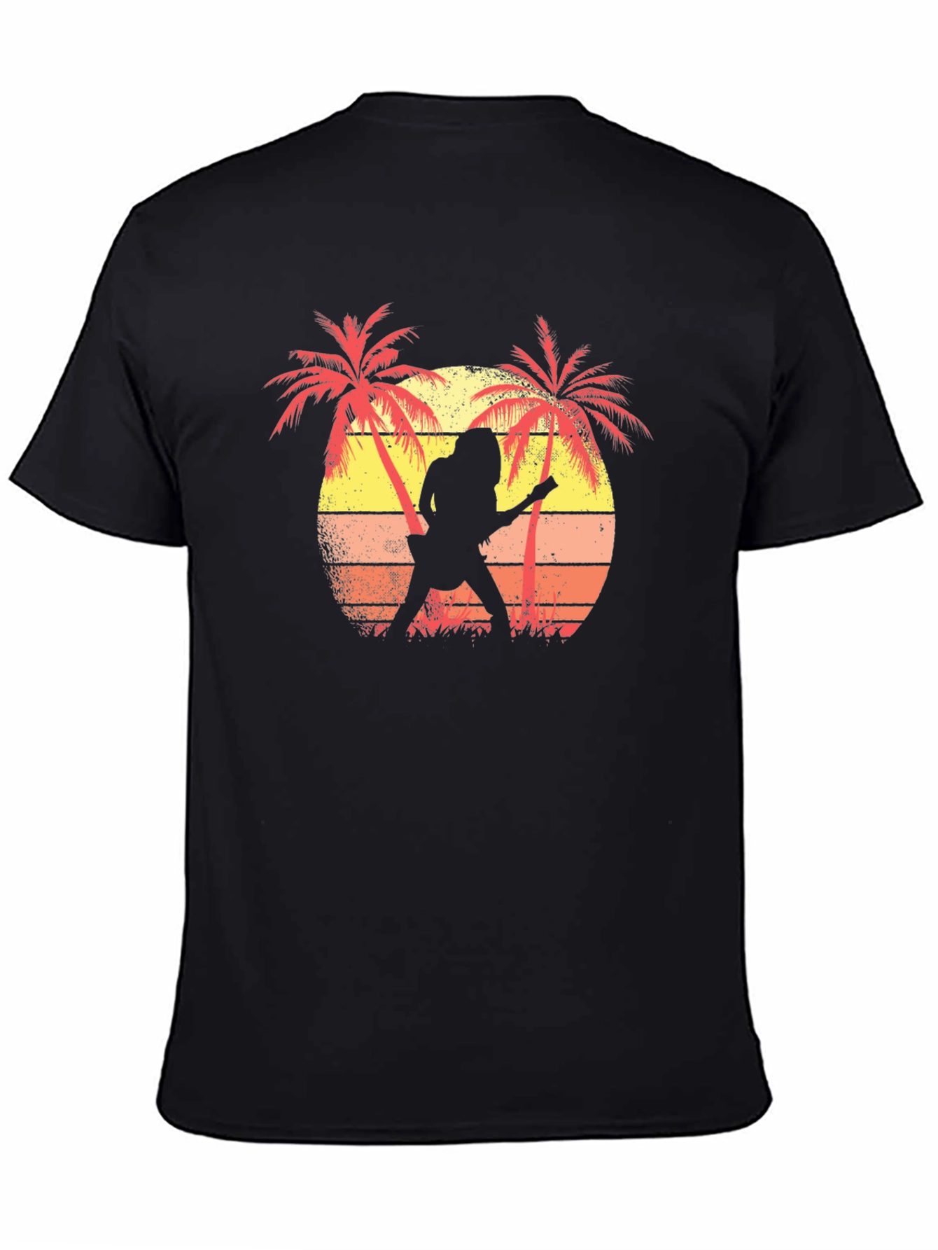 Sunset Guitarist Graphic T-Shirt