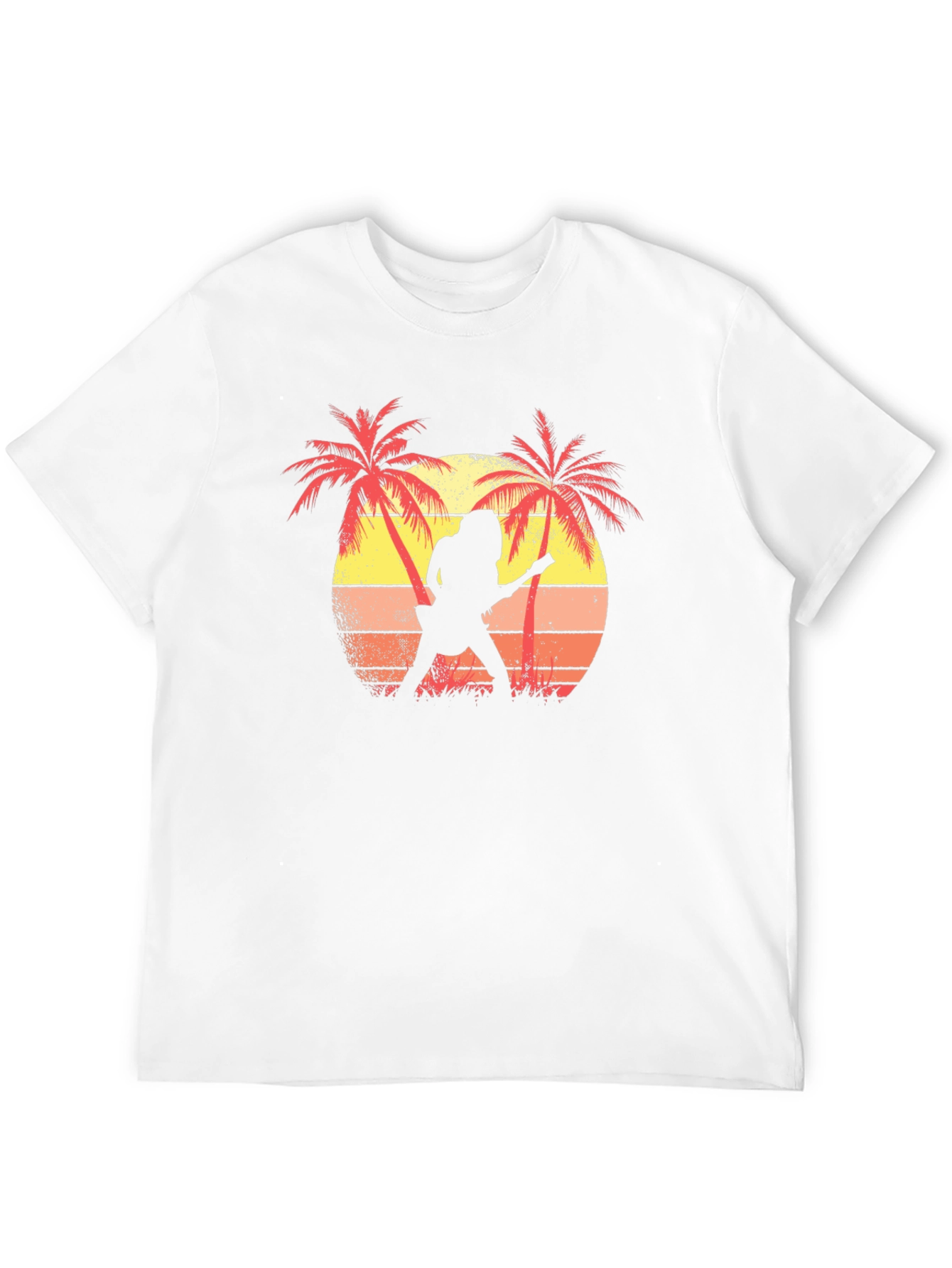 Sunset Guitarist Graphic T-Shirt