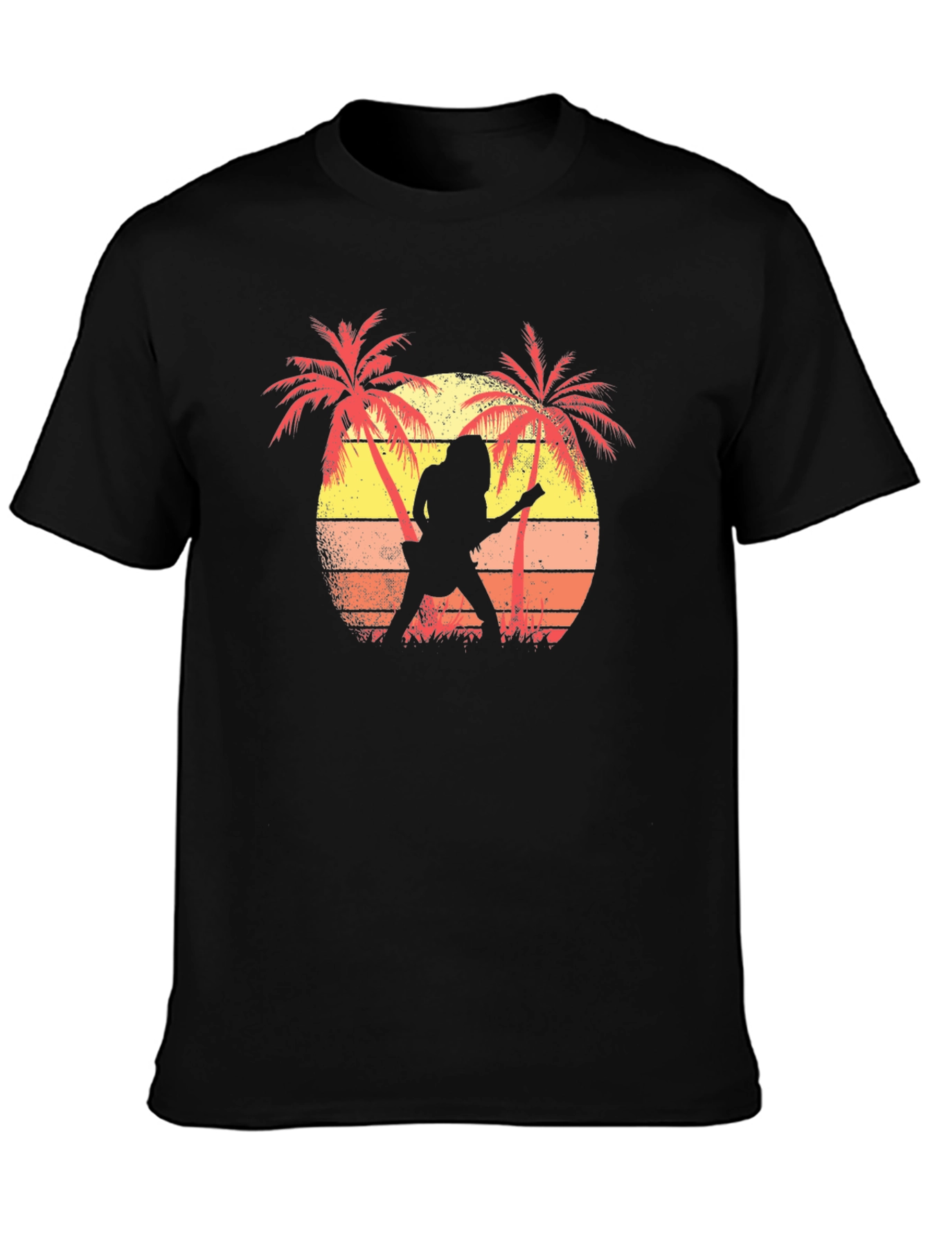 Sunset Guitarist Graphic T-Shirt