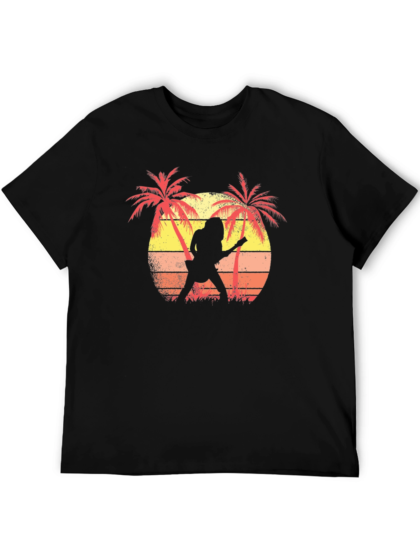 Sunset Guitarist Graphic T-Shirt