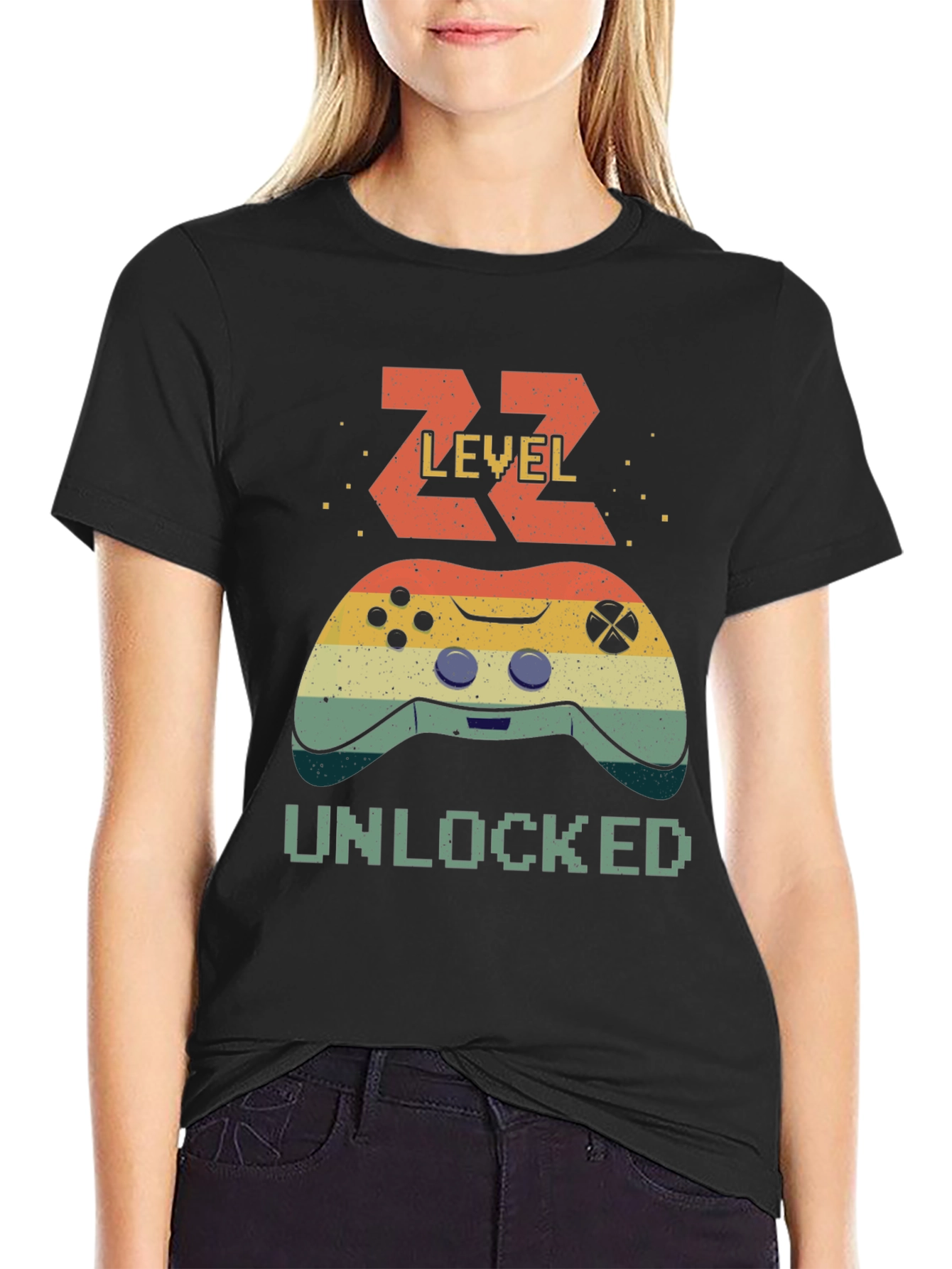 Level 22 Unlocked Gamer T-Shirt