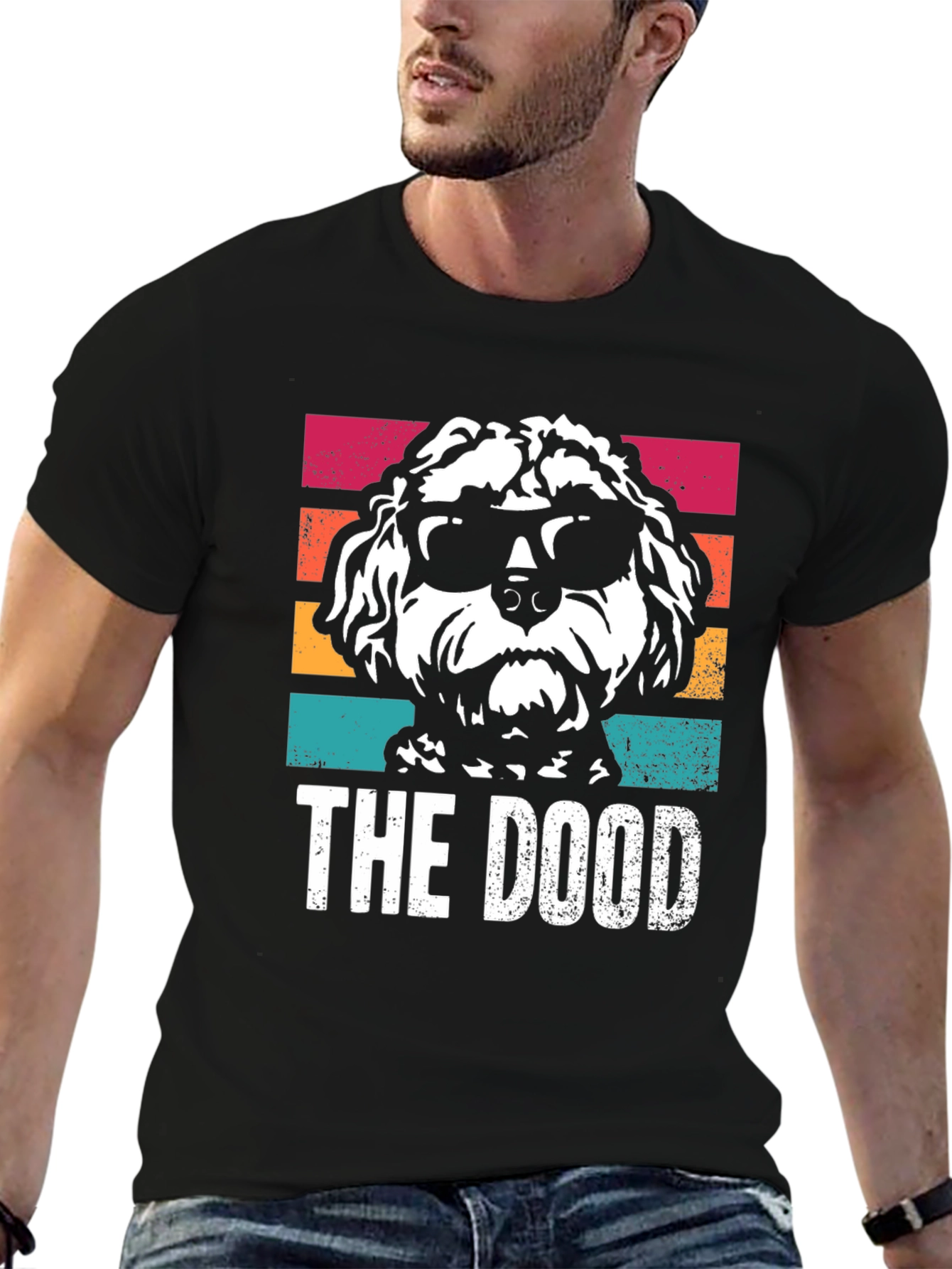 Cool Dood T-Shirt: Dog in Shades Graphic Tee