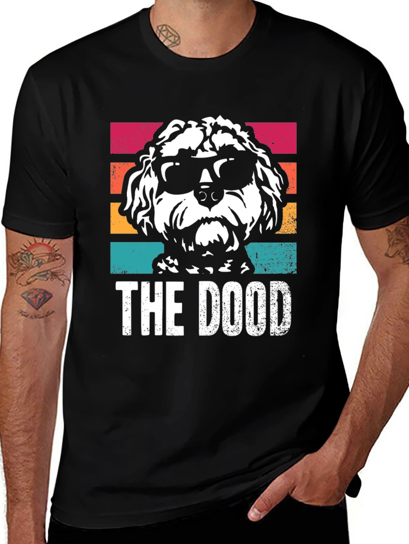Cool Dood T-Shirt: Dog in Shades Graphic Tee