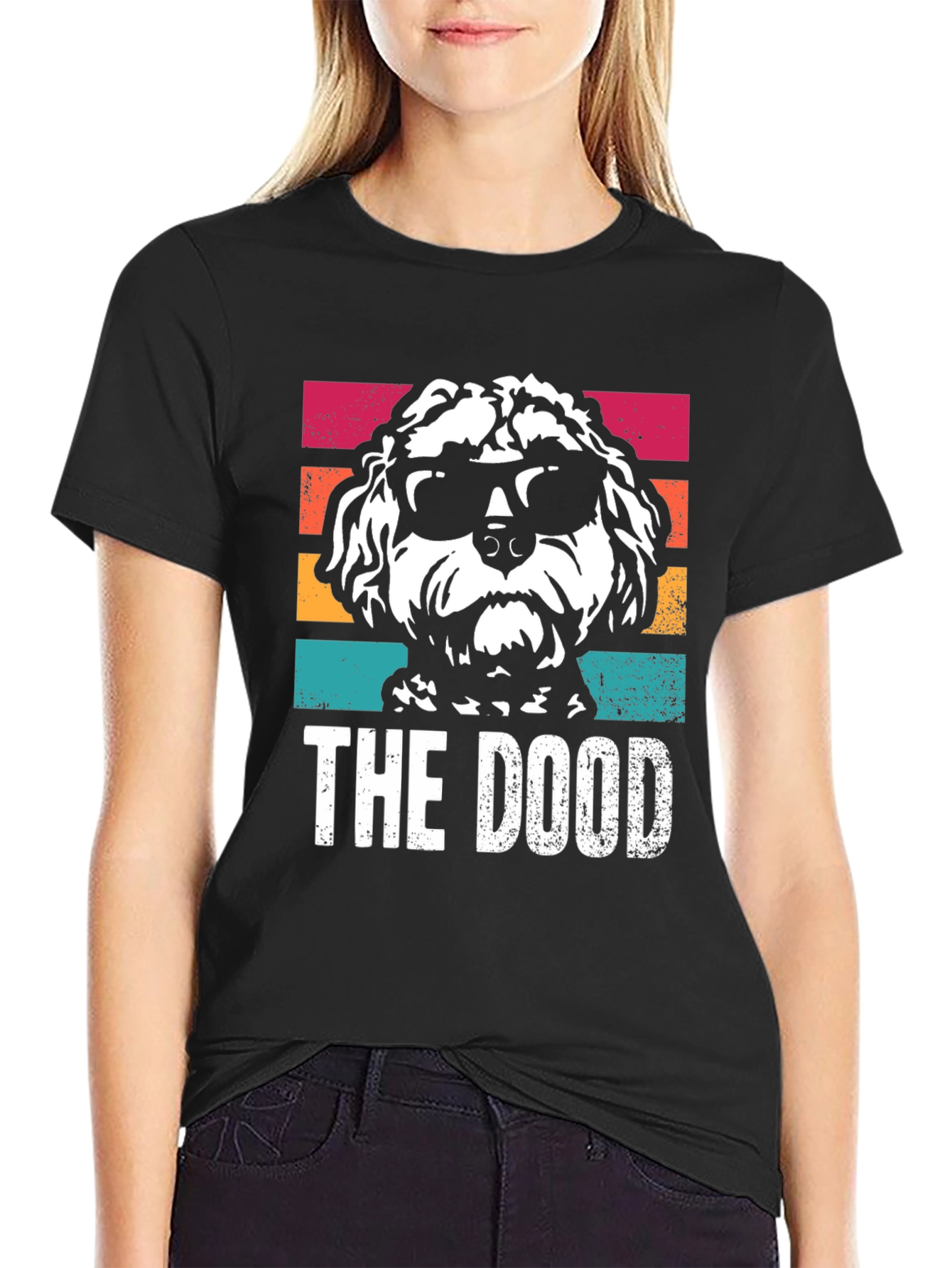 Cool Dood T-Shirt: Dog in Shades Graphic Tee