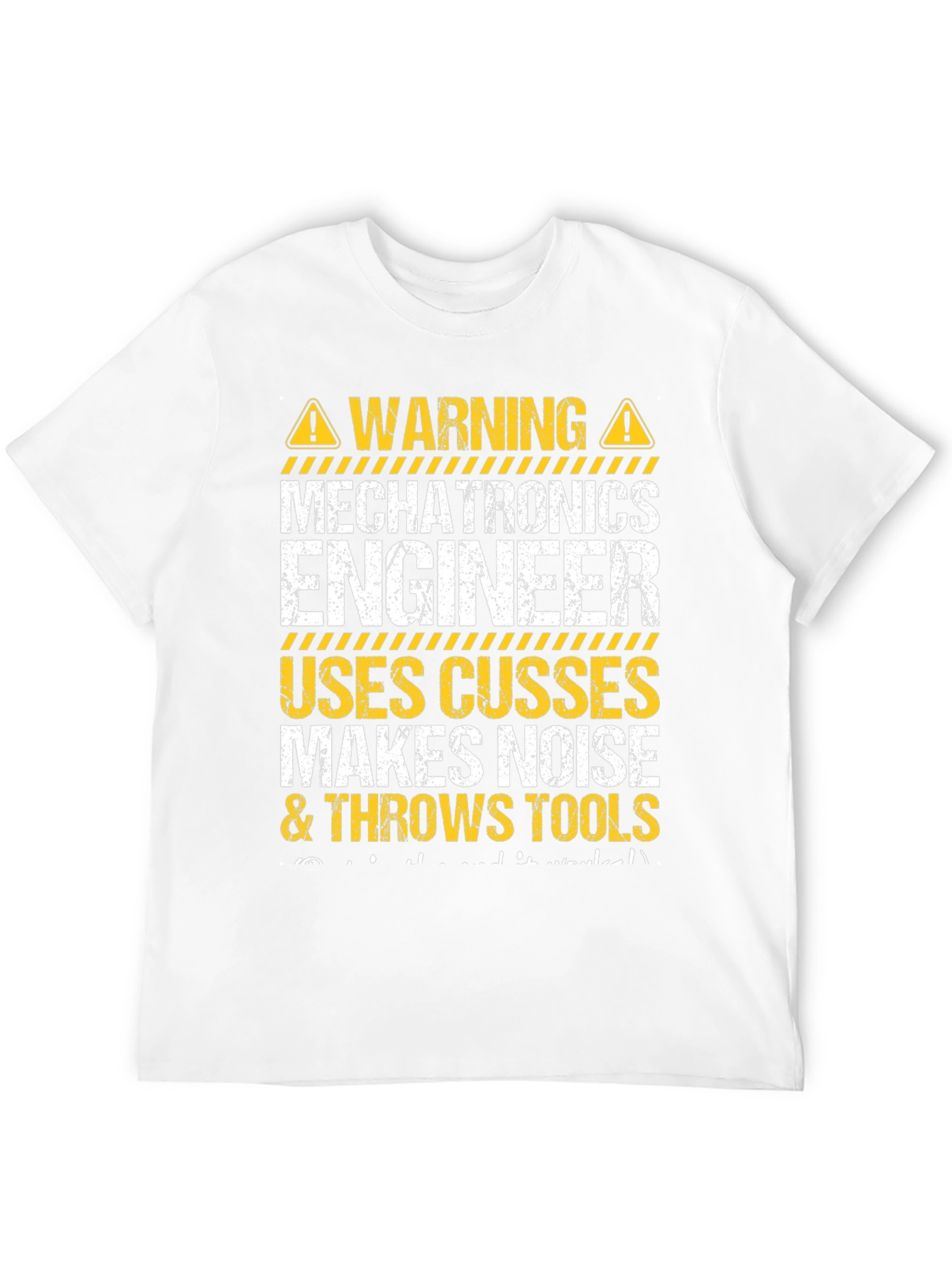 Mechatronics Engineer Warning Funny T-Shirt