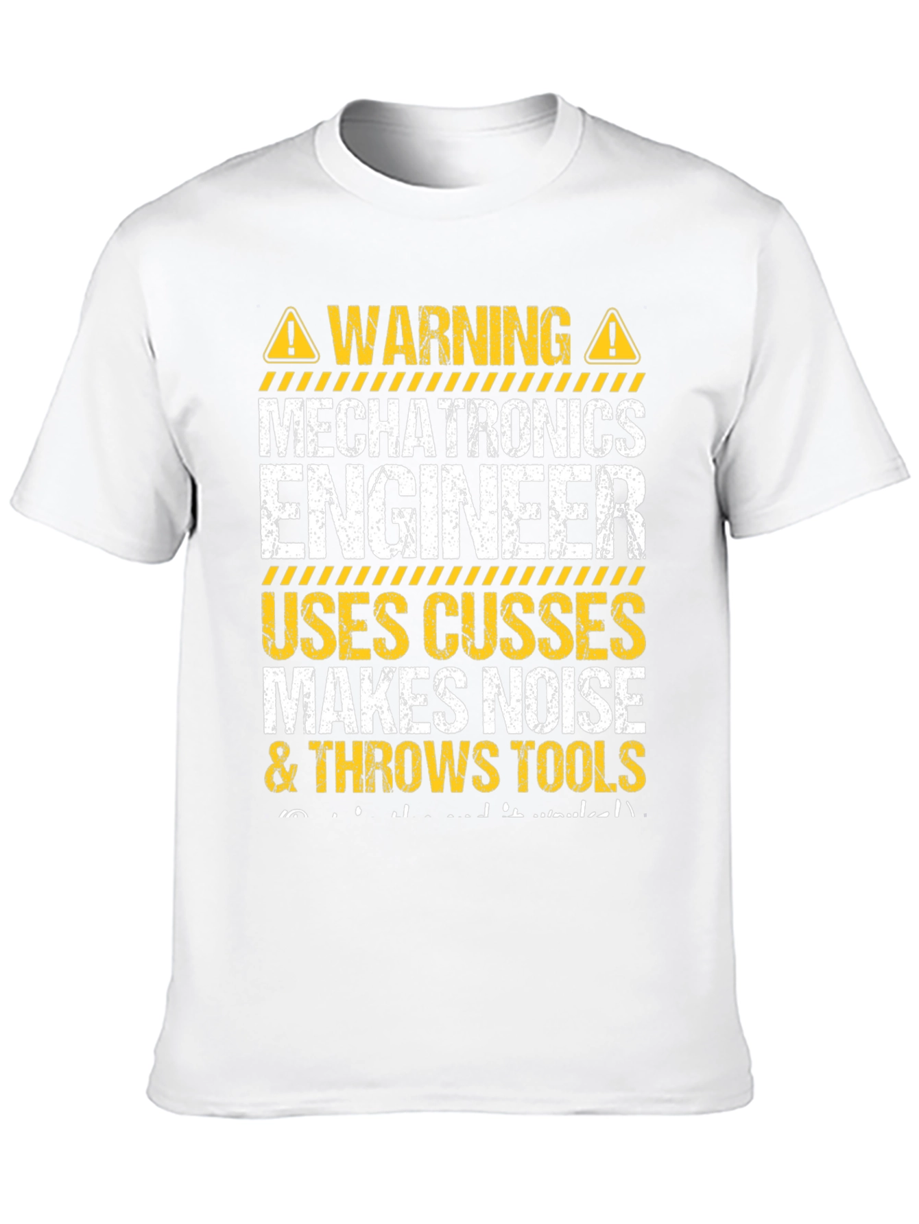 Mechatronics Engineer Warning Funny T-Shirt