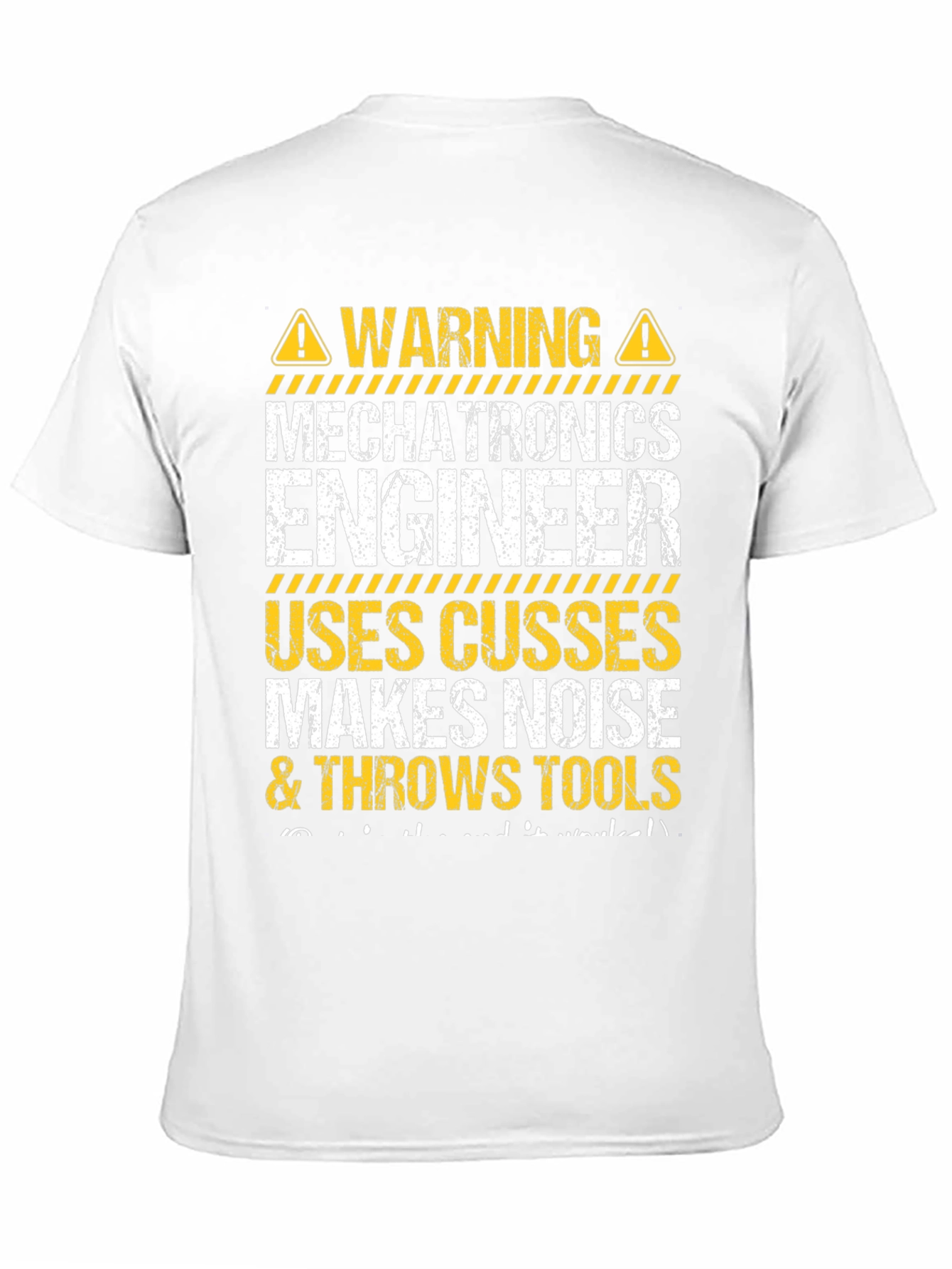 Mechatronics Engineer Warning Funny T-Shirt
