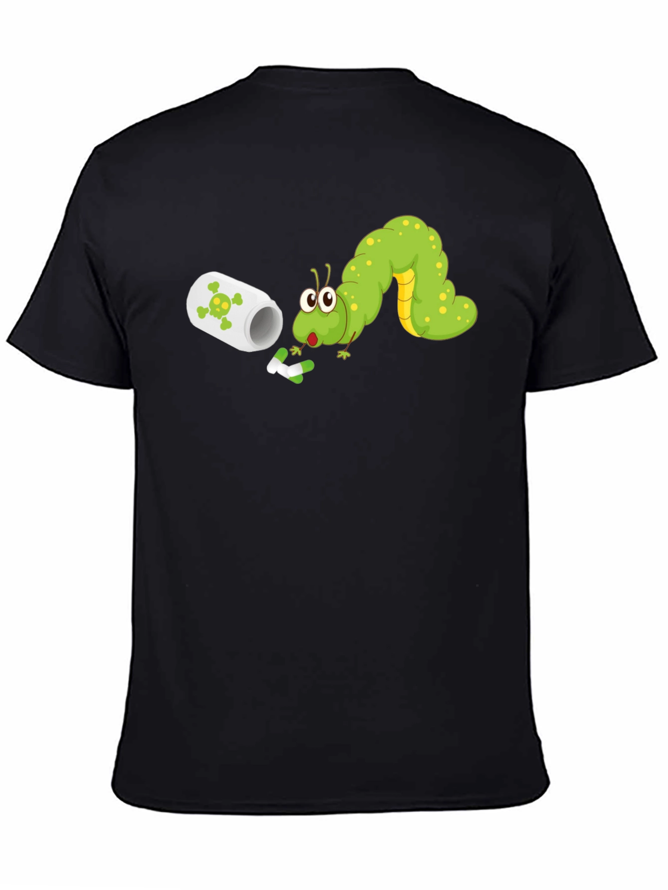 Caterpillar Pill Humor T-Shirt