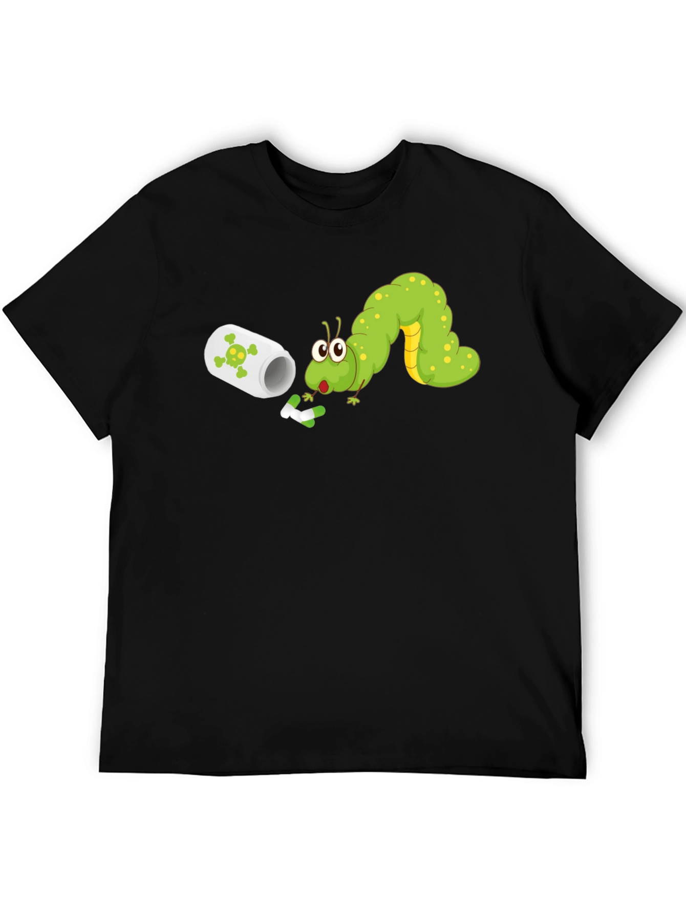 Caterpillar Pill Humor T-Shirt