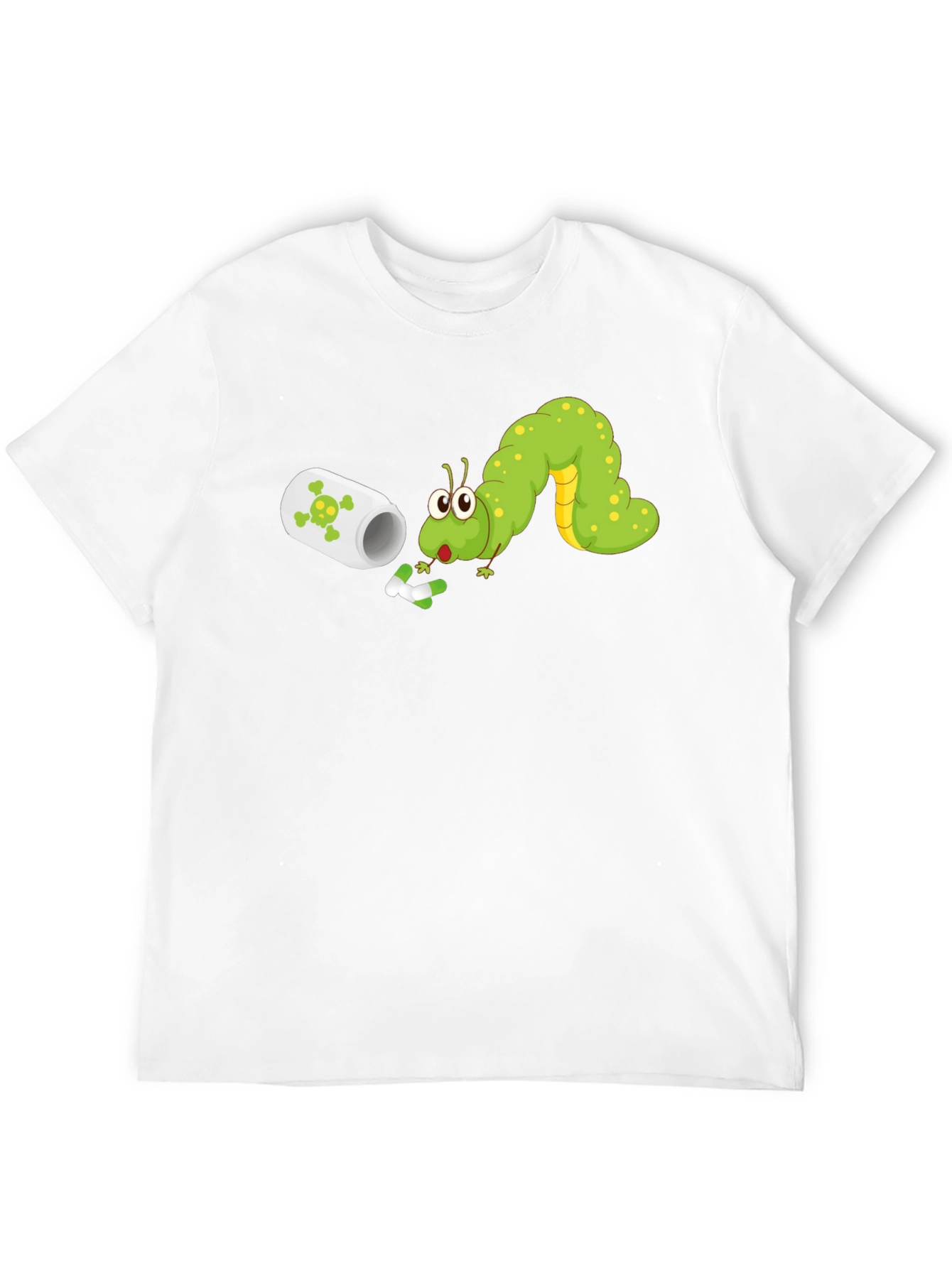 Caterpillar Pill Humor T-Shirt