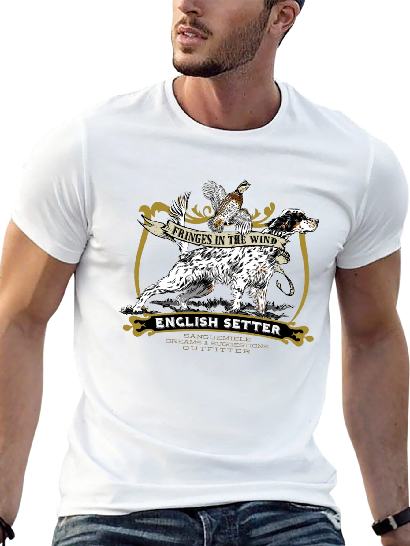 English Setter Dog T-Shirt - Hunting Apparel