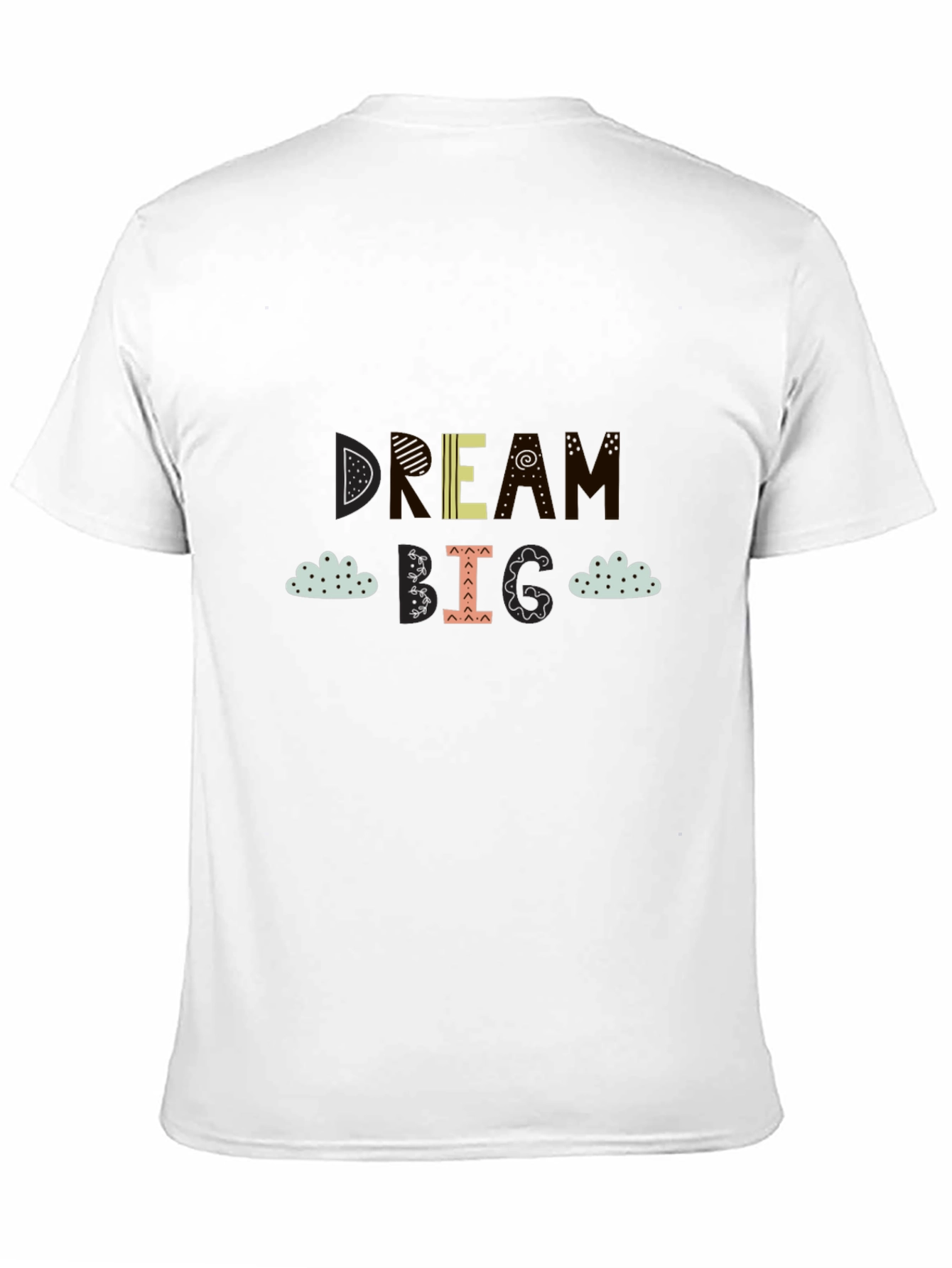 Dream Big Graphic Tee - Stylish Unisex Black T-Shirt