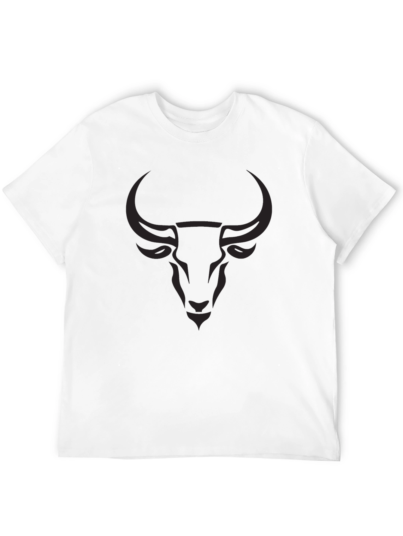 Black Bull Graphic Tee - Mens Soft Cotton T-Shirt