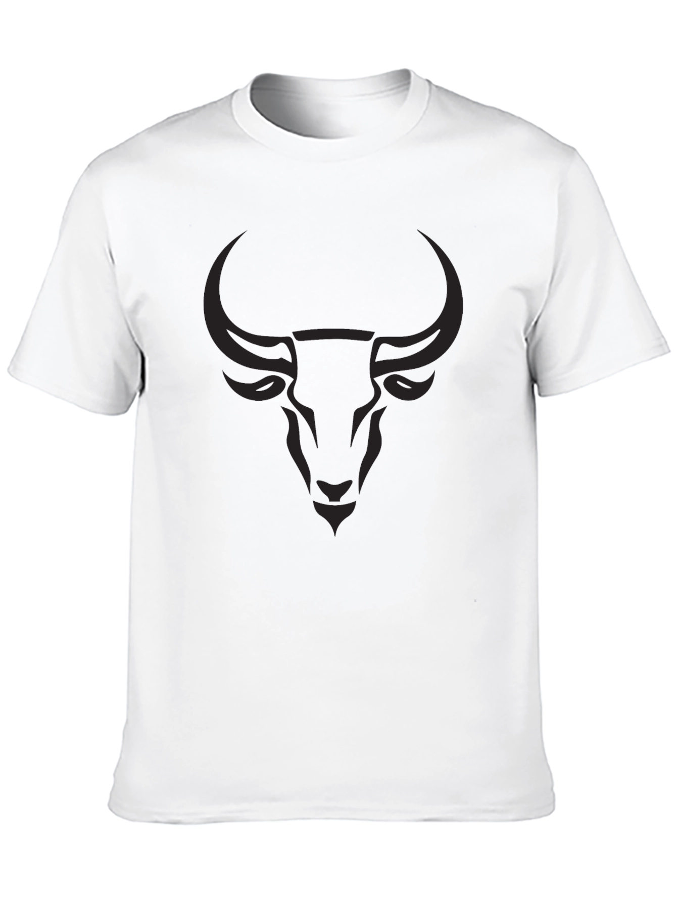 Black Bull Graphic Tee - Mens Soft Cotton T-Shirt