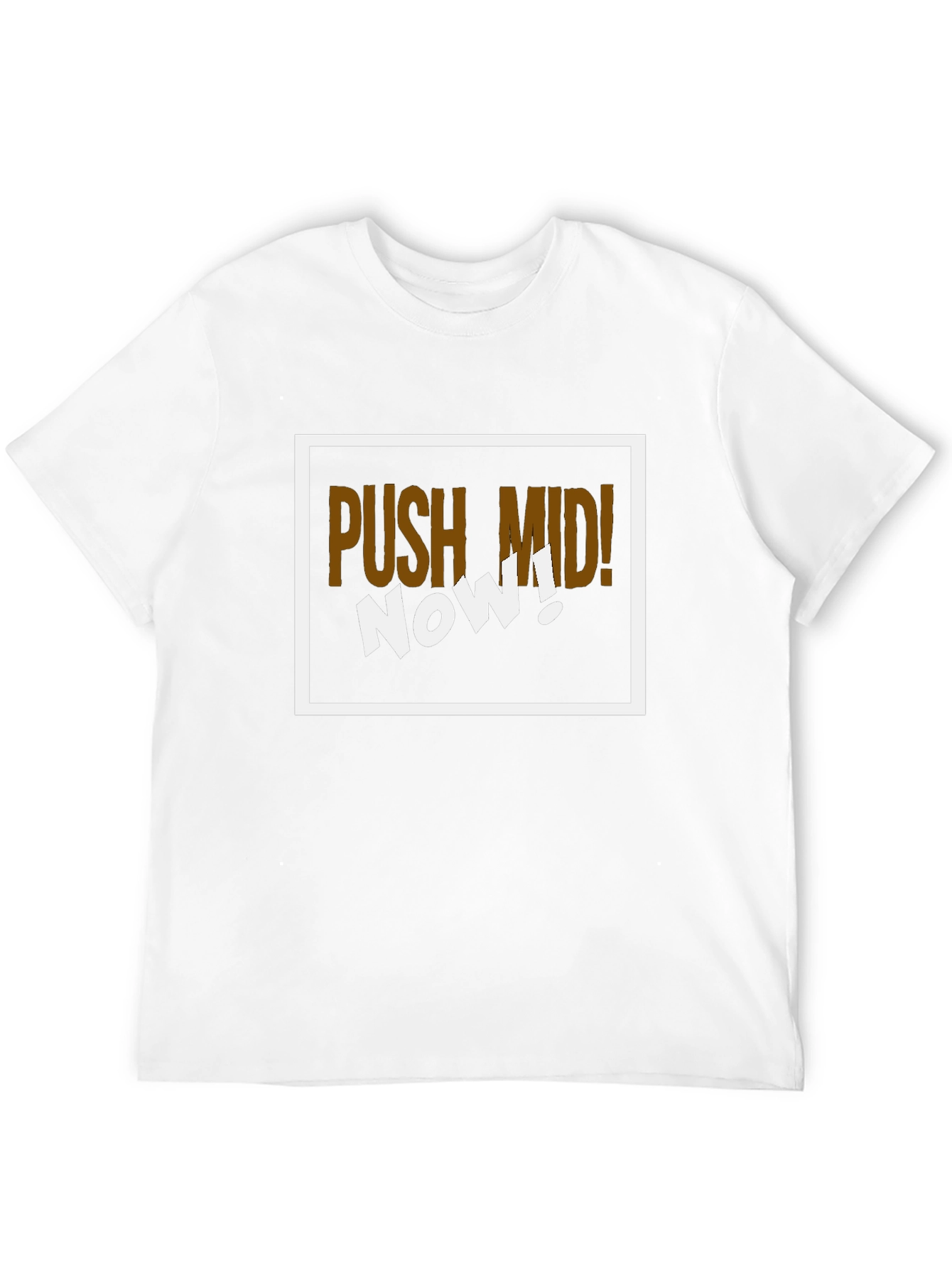 Push Mid! Gamer T-Shirt - Black Graphic Tee