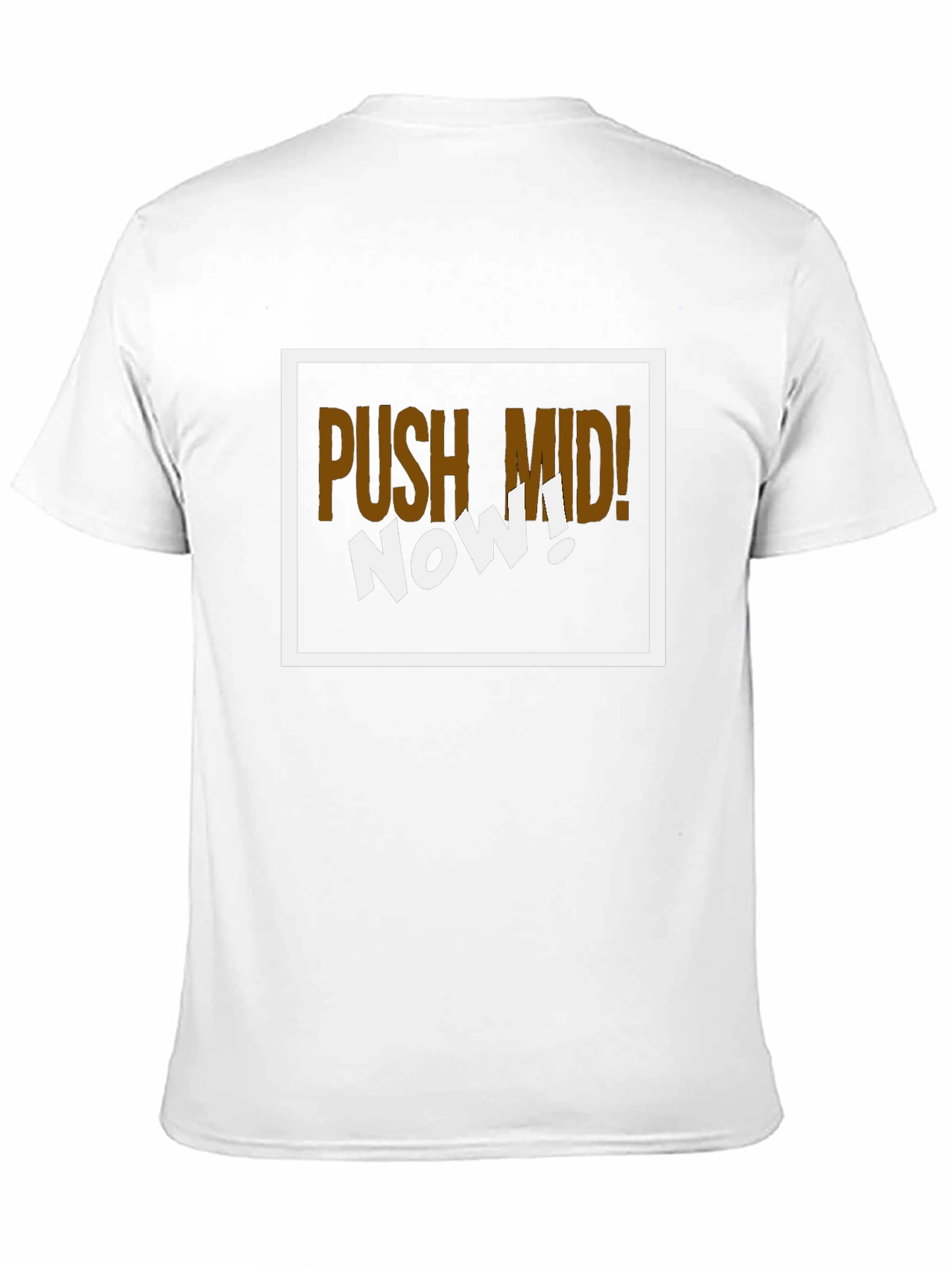 Push Mid! Gamer T-Shirt - Black Graphic Tee