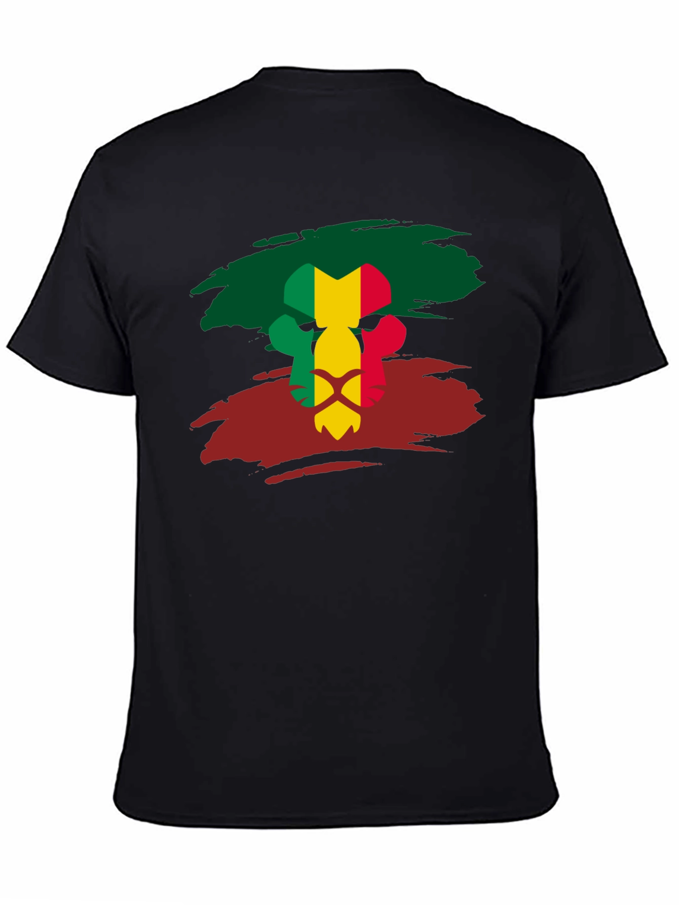 Mali Flag Lion Head T-Shirt