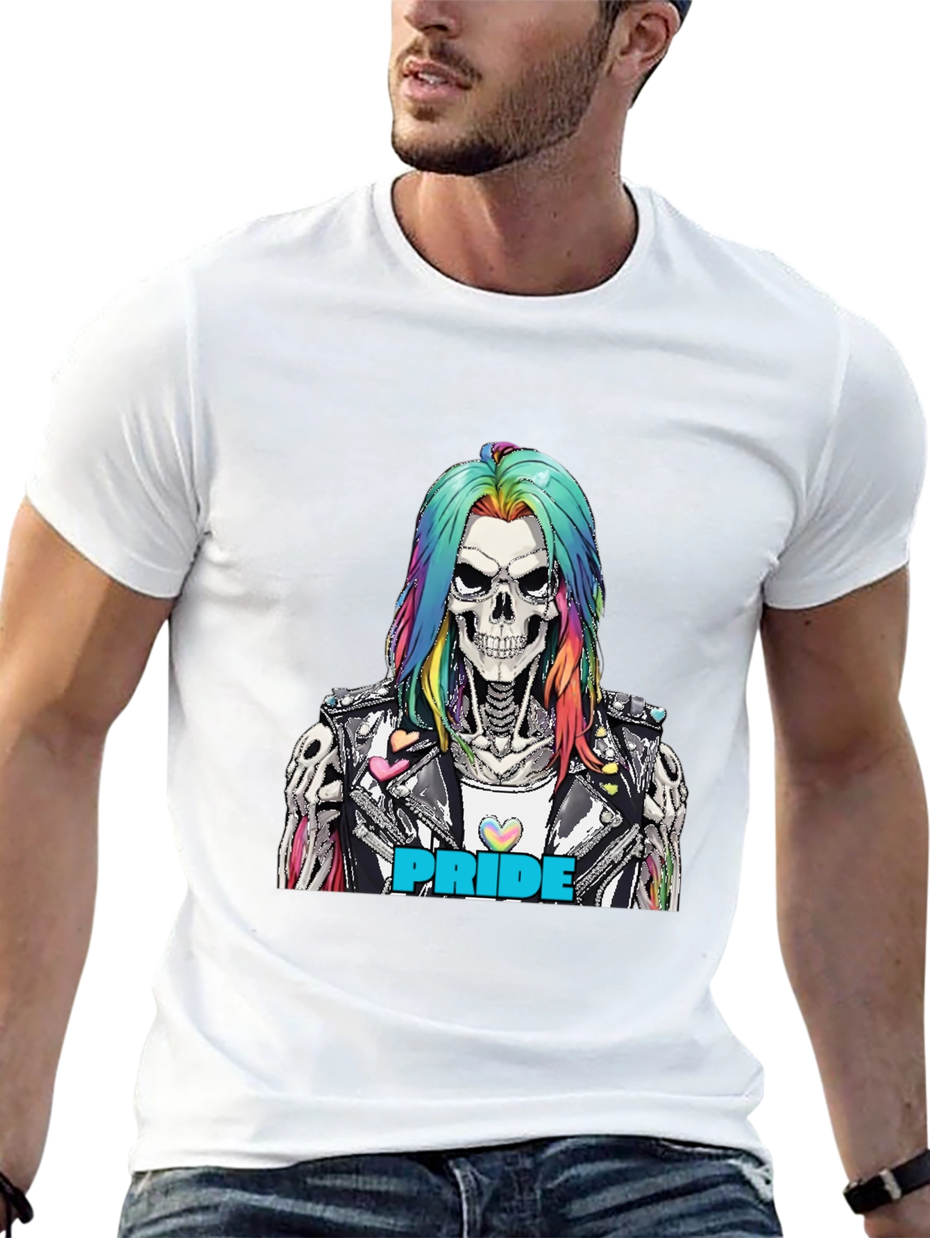 Pride Skeleton T-Shirt - Rainbow Pride LGBTQ Apparel