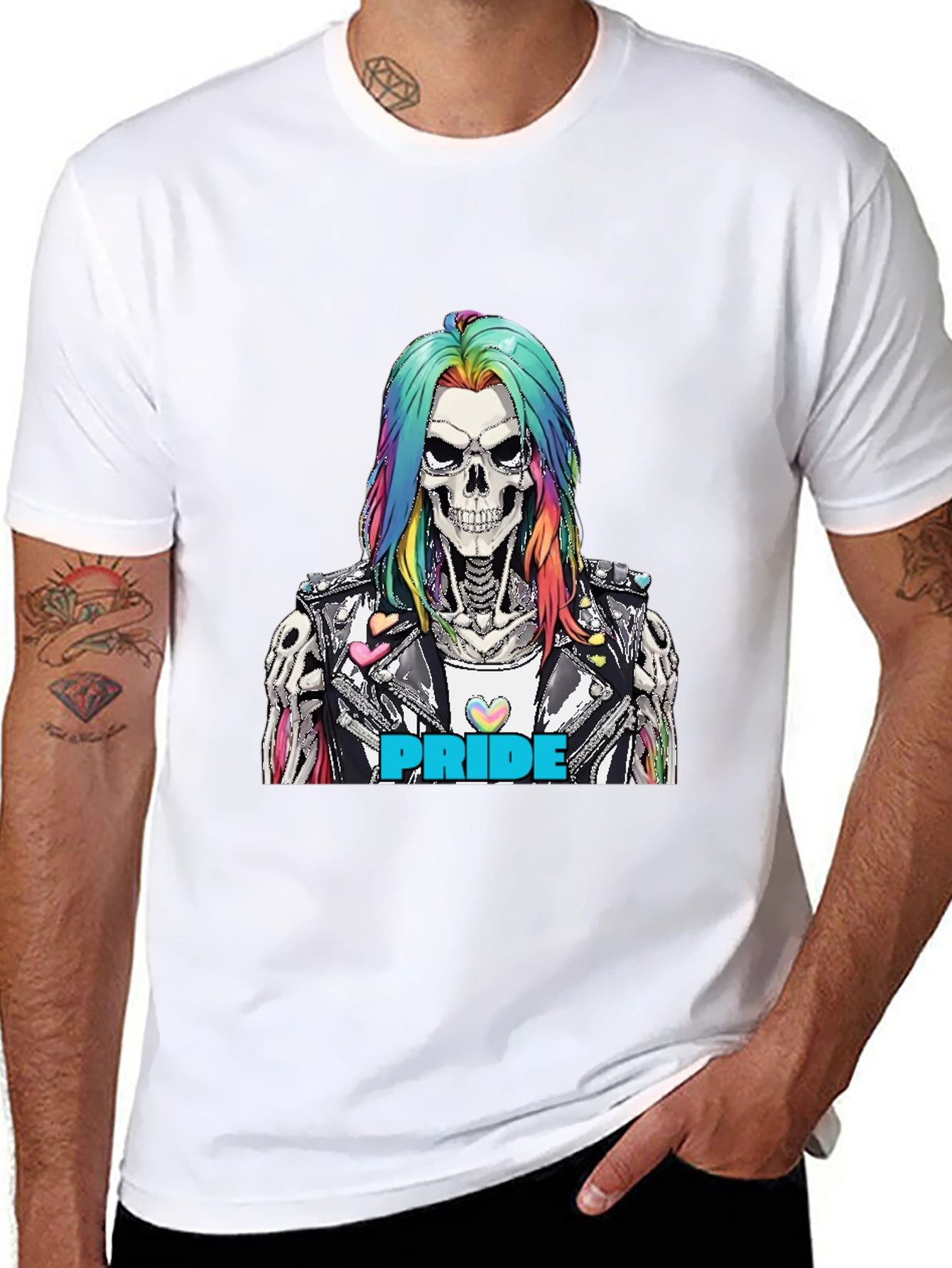 Pride Skeleton T-Shirt - Rainbow Pride LGBTQ Apparel