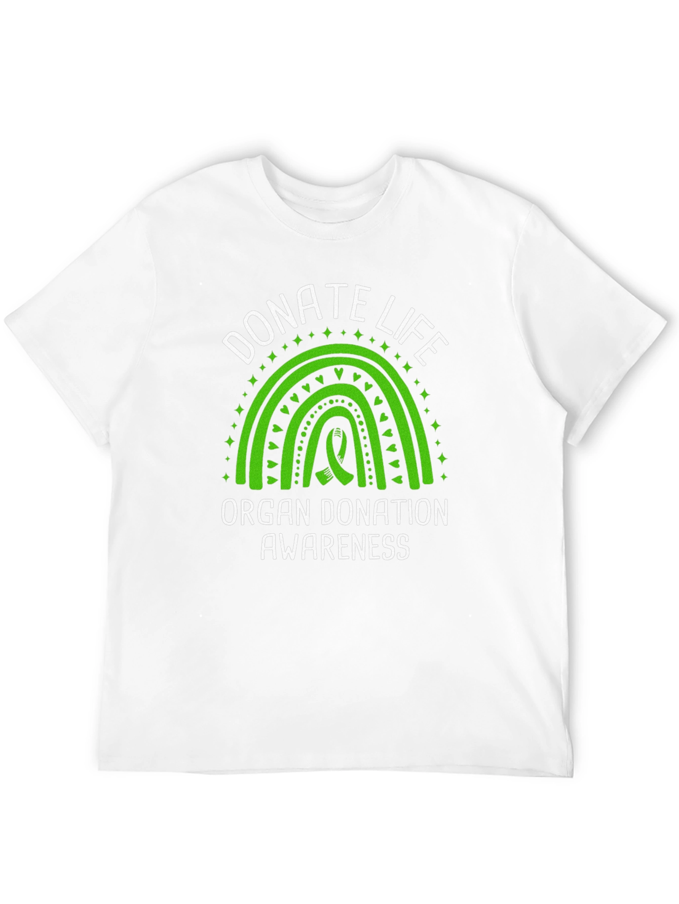 Donate Life Awareness T-Shirt - Organ Donation Ribbon