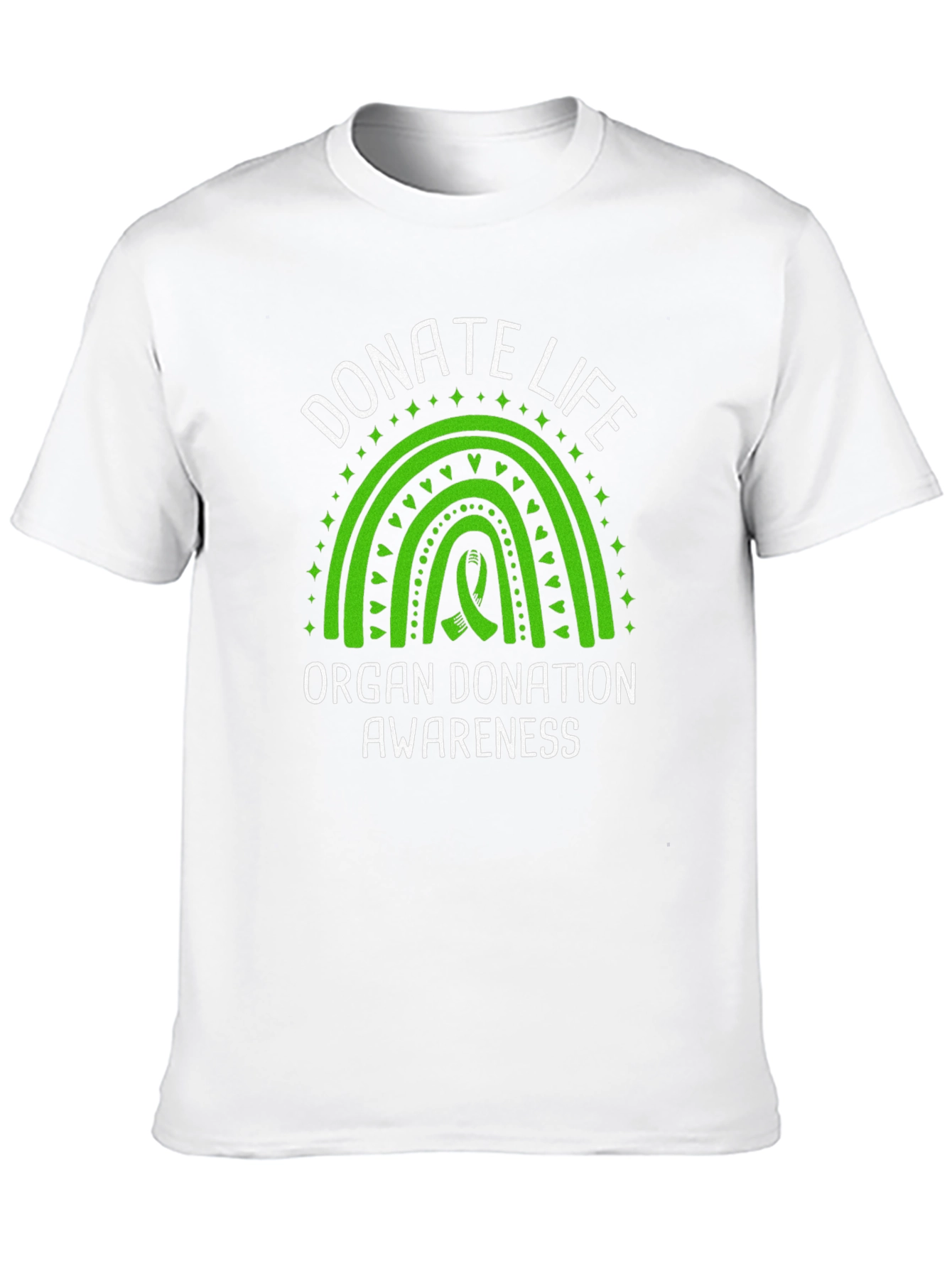 Donate Life Awareness T-Shirt - Organ Donation Ribbon