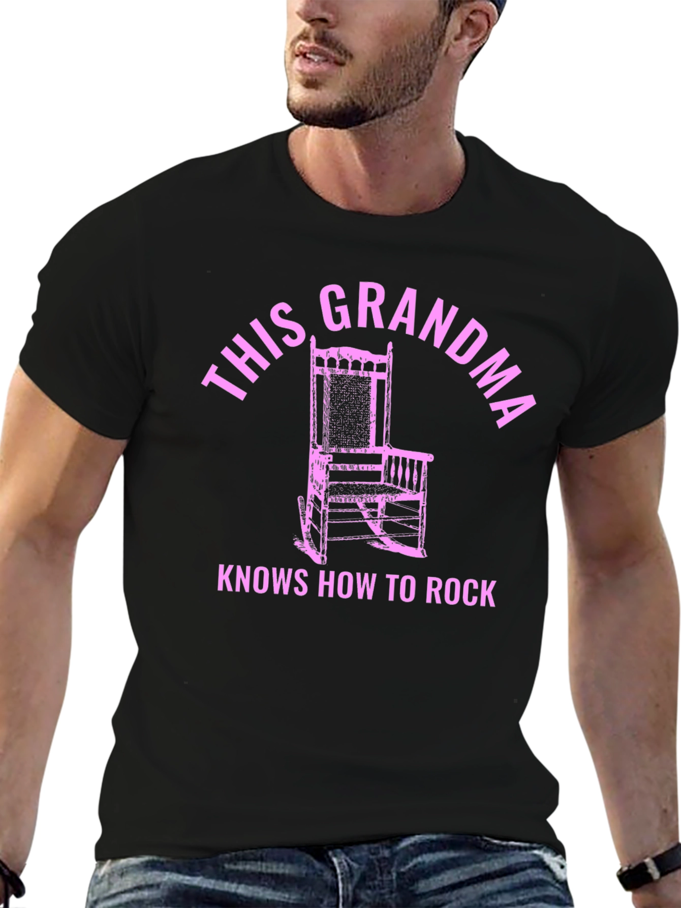 This Grandma Knows How to Rock Graphic T-Shirt