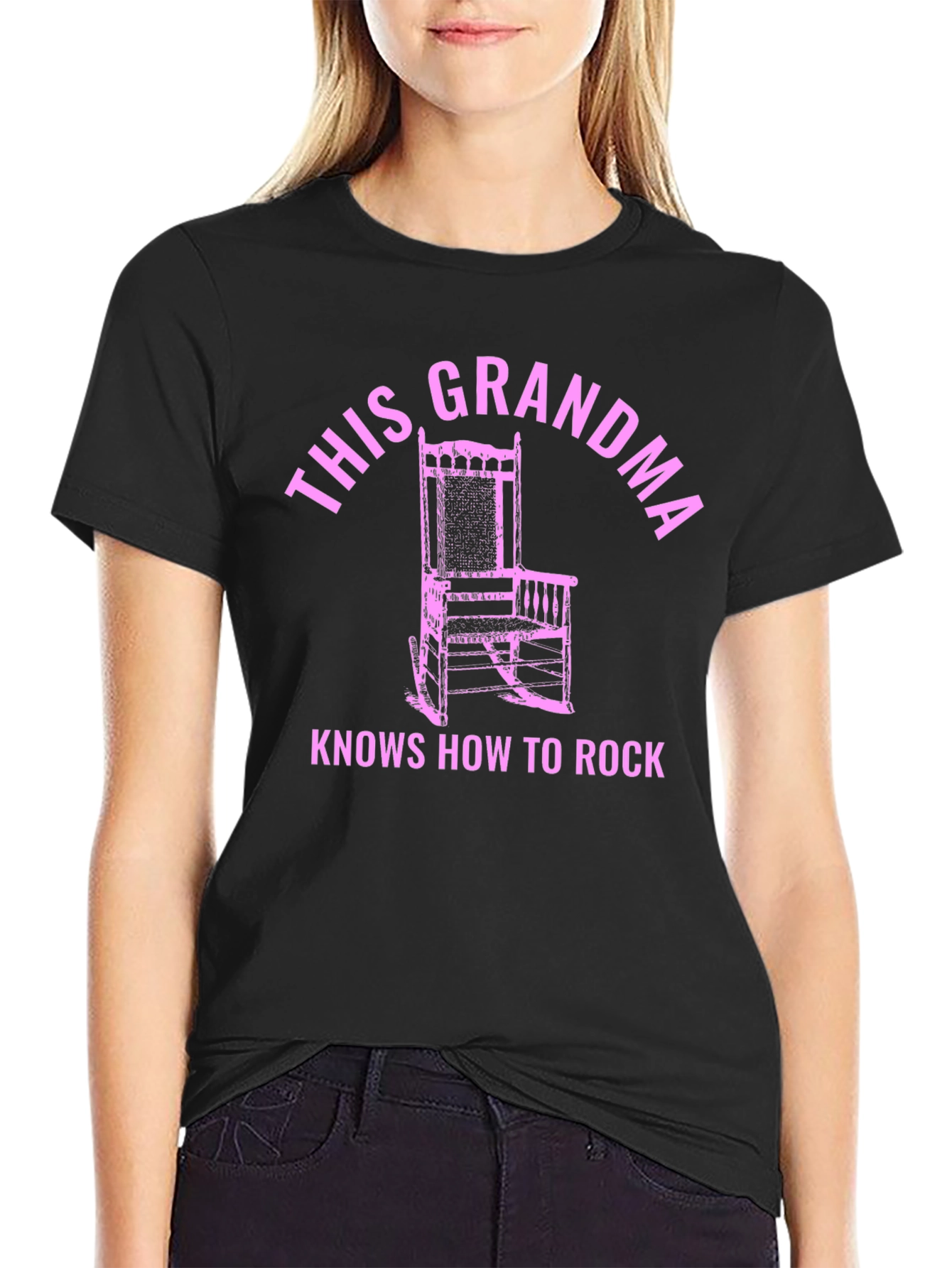 This Grandma Knows How to Rock Graphic T-Shirt
