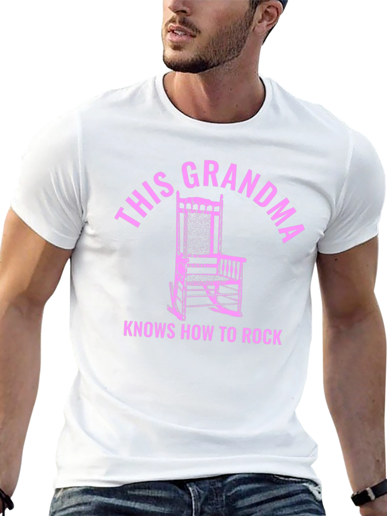 This Grandma Knows How to Rock Graphic T-Shirt