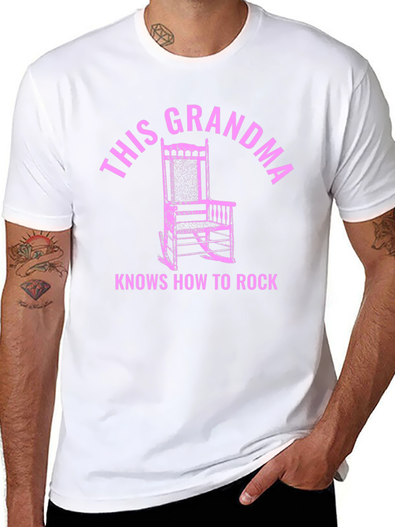 This Grandma Knows How to Rock Graphic T-Shirt