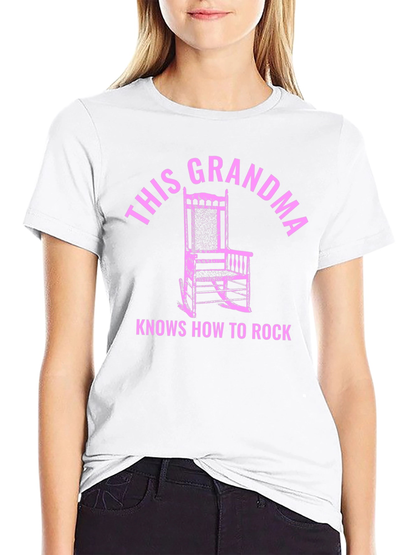 This Grandma Knows How to Rock Graphic T-Shirt