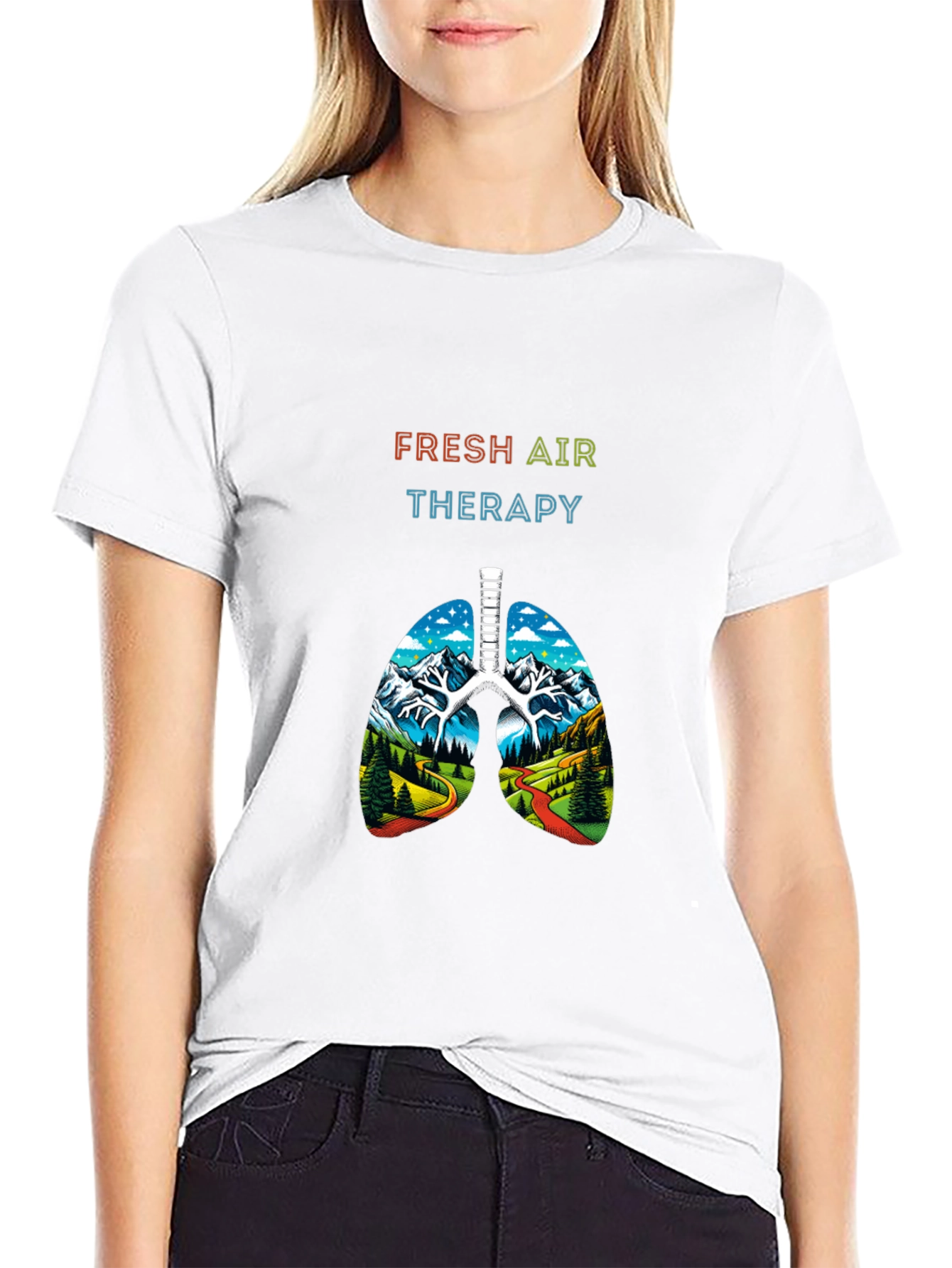 Fresh Air Therapy Graphic Tee