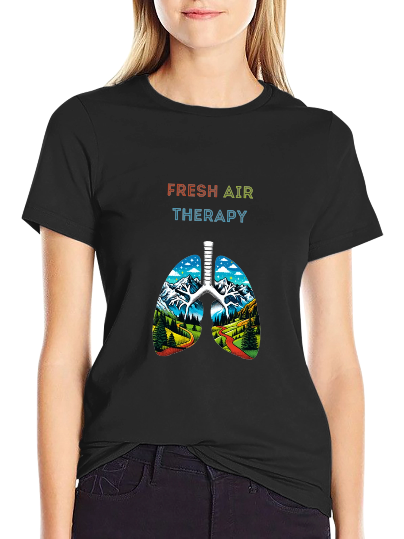 Fresh Air Therapy Graphic Tee